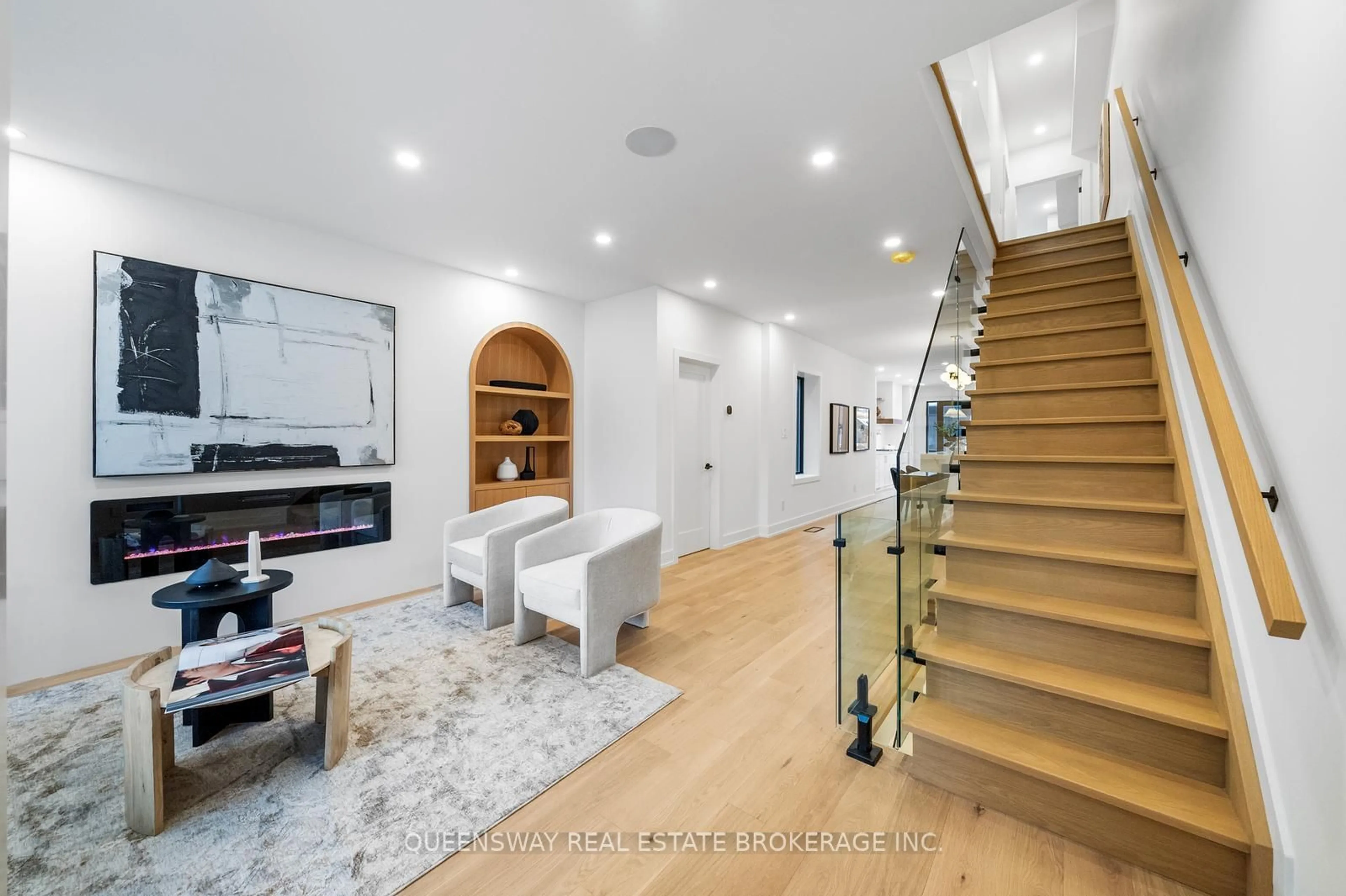 Indoor entryway, wood floors for 442 Brock Ave, Toronto Ontario M6H 3N3