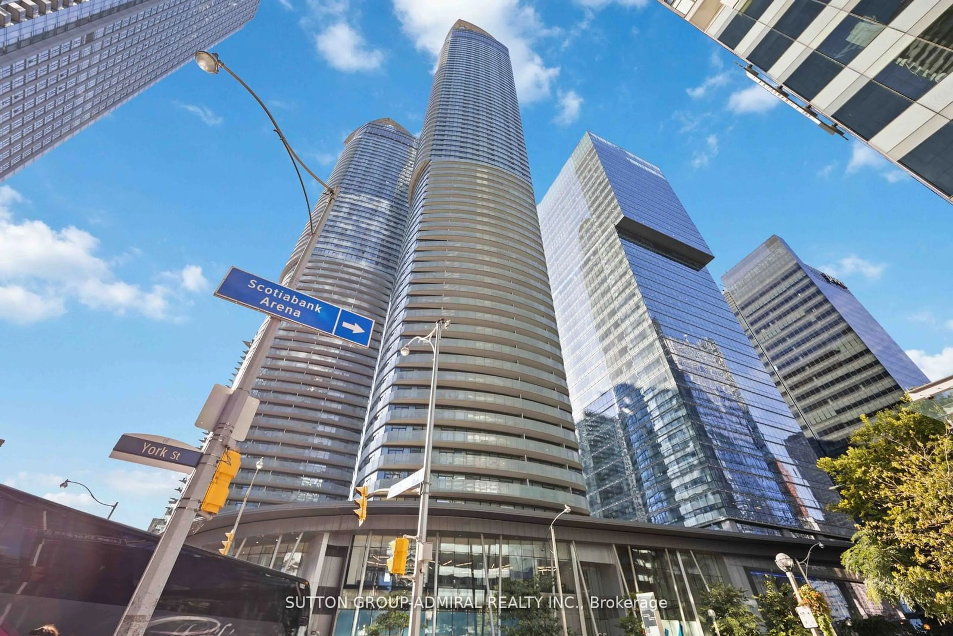 A pic from exterior of the house or condo, the street view for 14 York St #4704, Toronto Ontario M5J 0B1