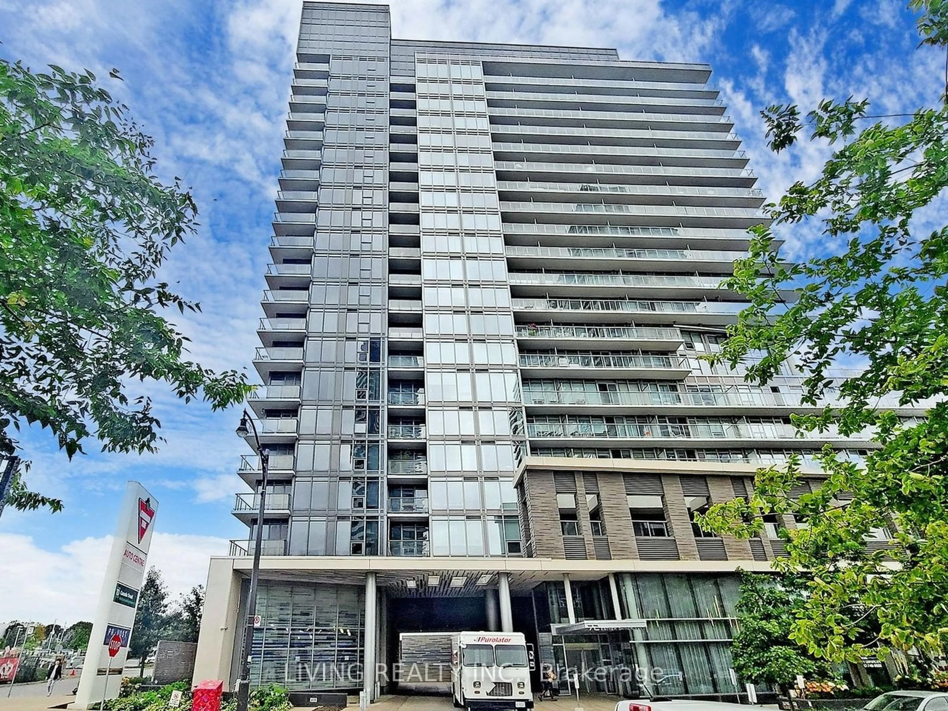 A pic from exterior of the house or condo, the front or back of building for 72 Esther Shiner Blvd #516, Toronto Ontario M2K 2X9