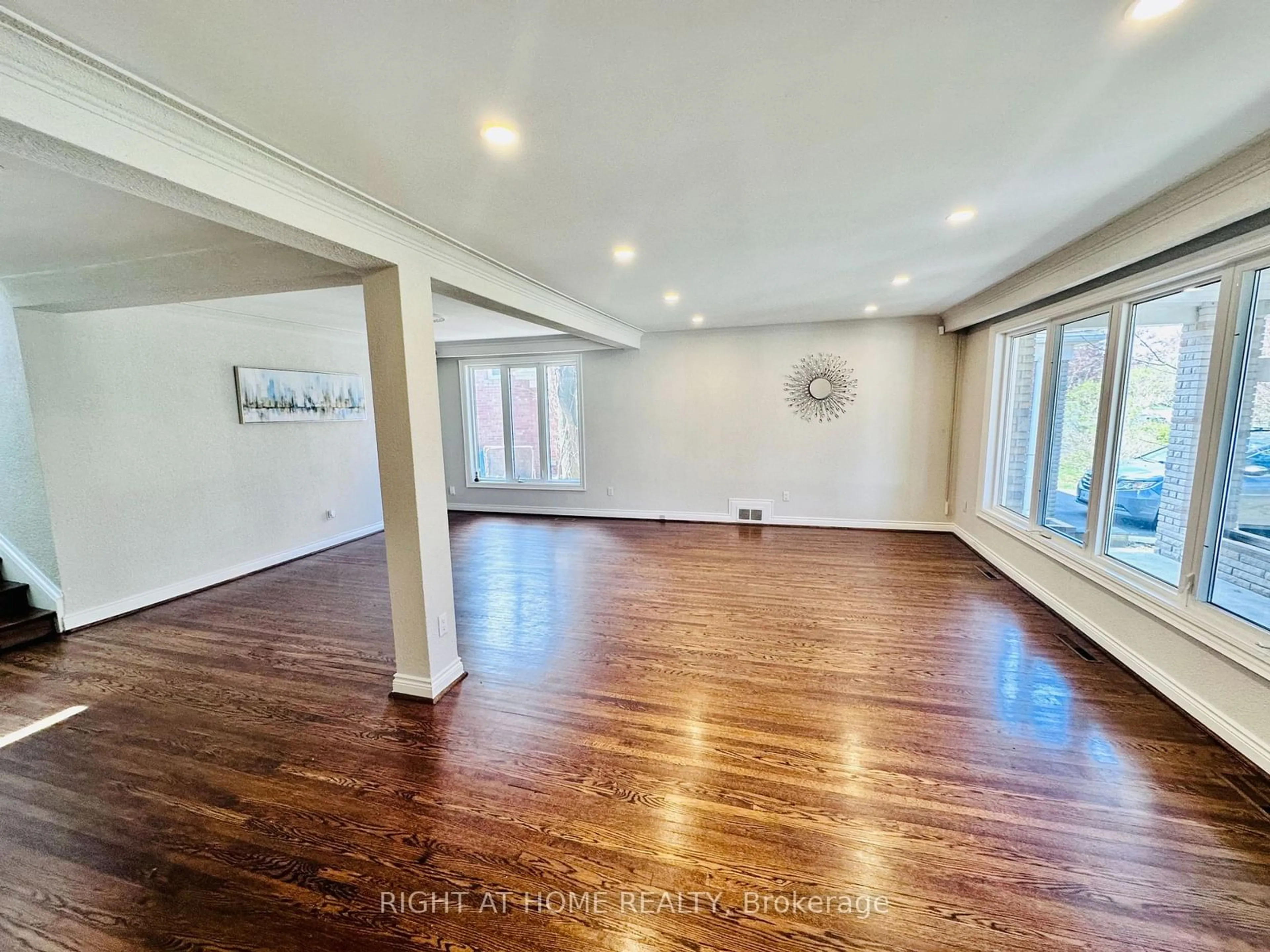 A pic of a room, wood floors for 23 Christine Cres, Toronto Ontario M2R 1A4