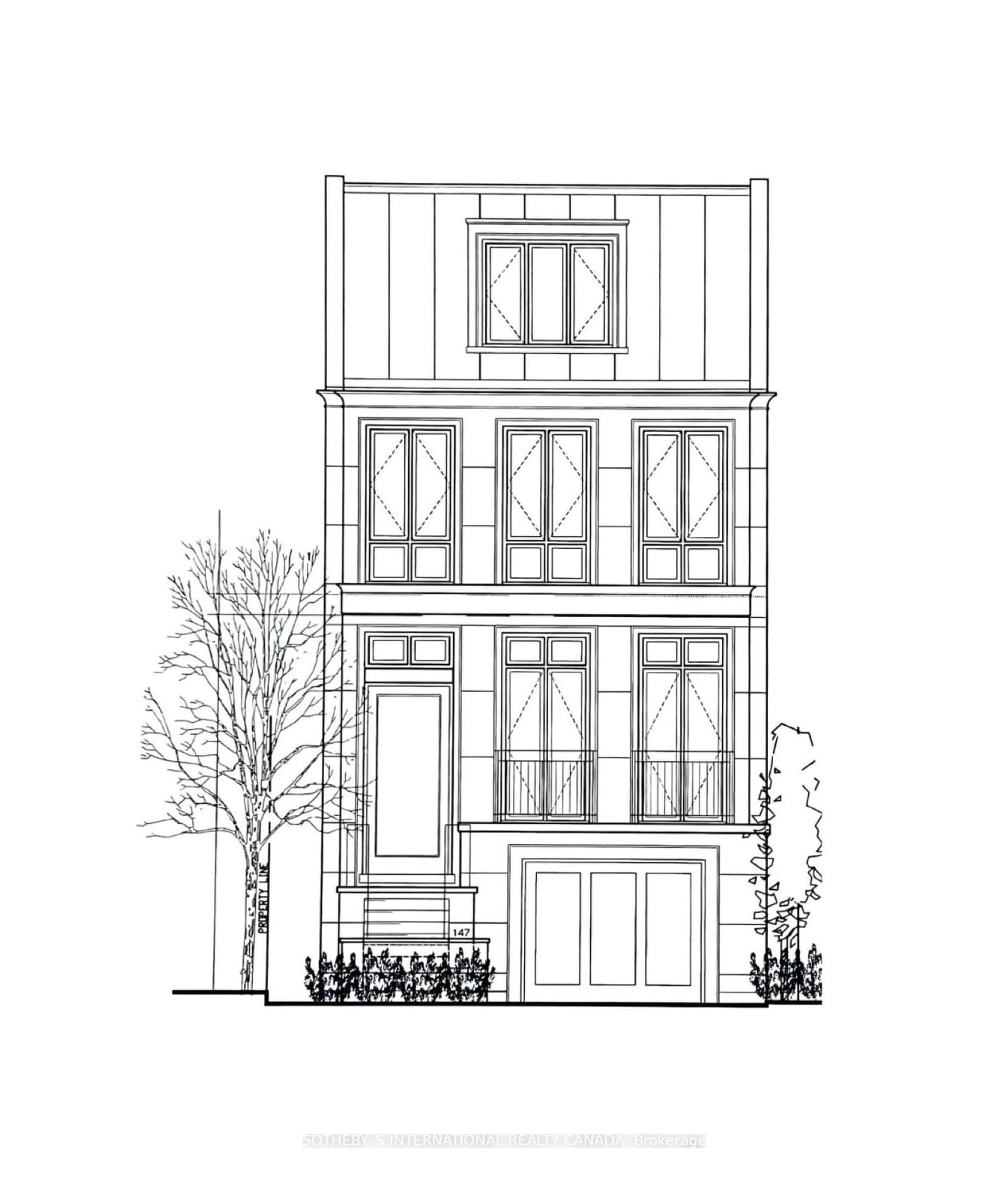 Floor plan for 147B Farnham Ave, Toronto Ontario M4V 1H7