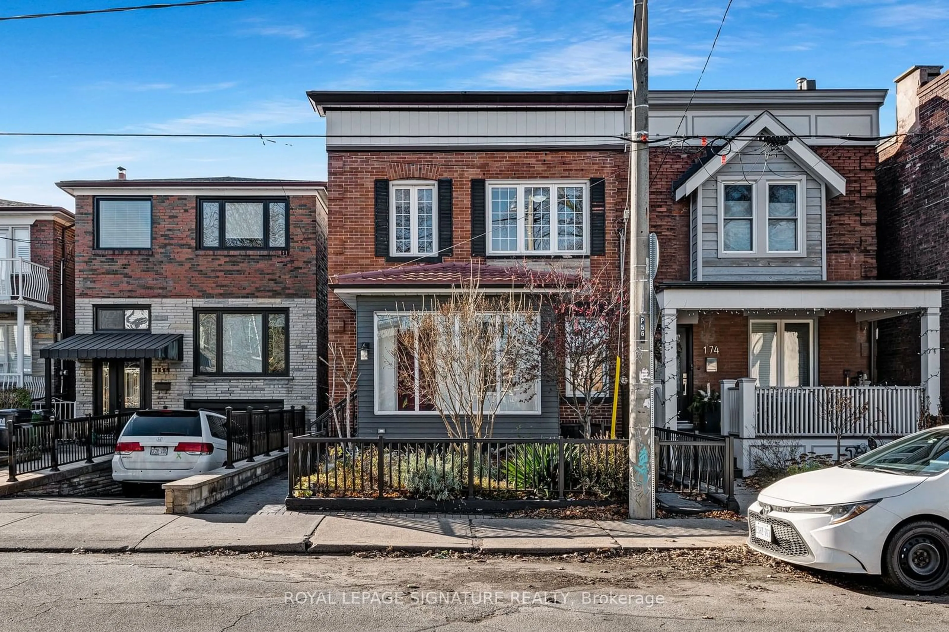 Home with brick exterior material, street for 172 Sheridan Ave, Toronto Ontario M6K 2H5