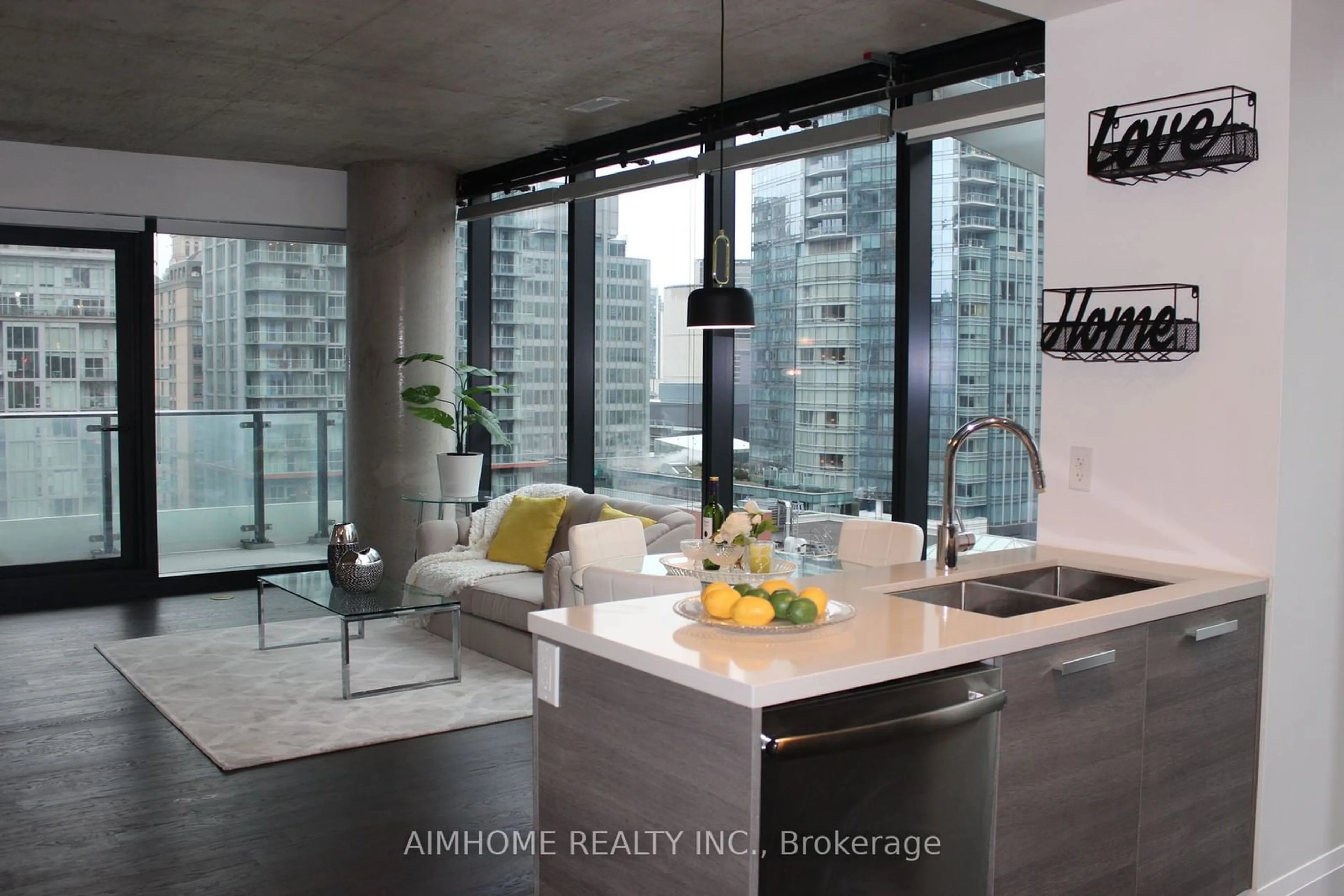 Open concept kitchen, unknown for 224 King St #1003, Toronto Ontario M5H 0A6