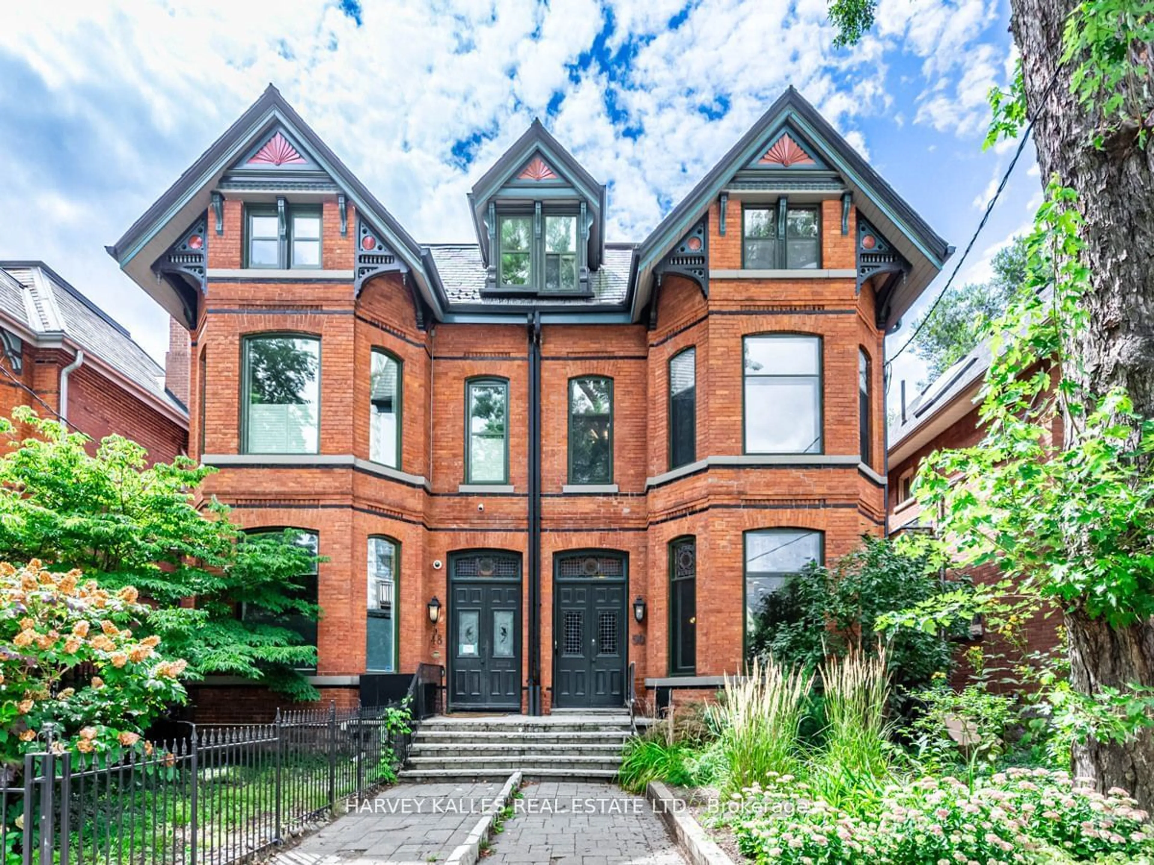 Home with brick exterior material, street for 50 Rose Ave, Toronto Ontario M4X 1N9