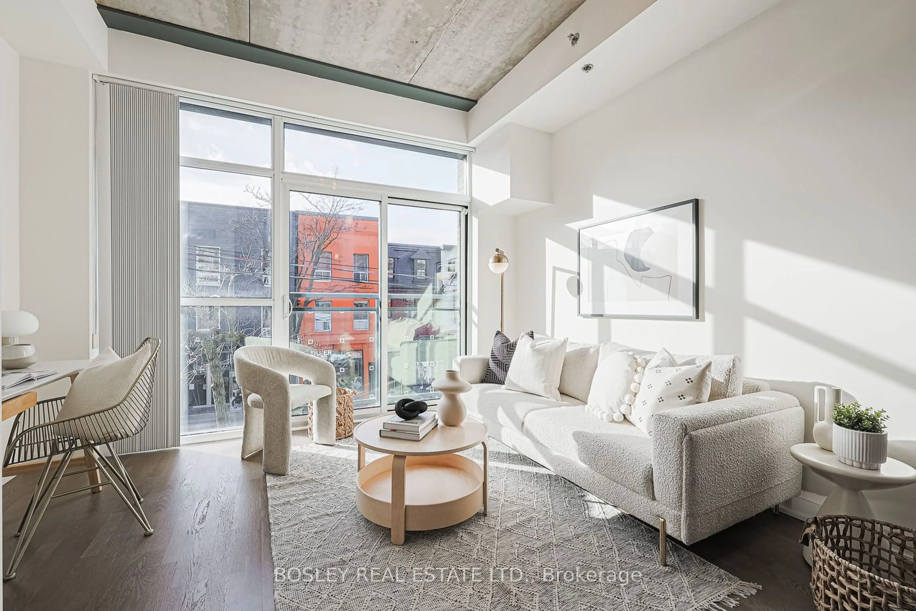 Living room with furniture, unknown for 41 Ossington Ave #204, Toronto Ontario M6J 2Y9