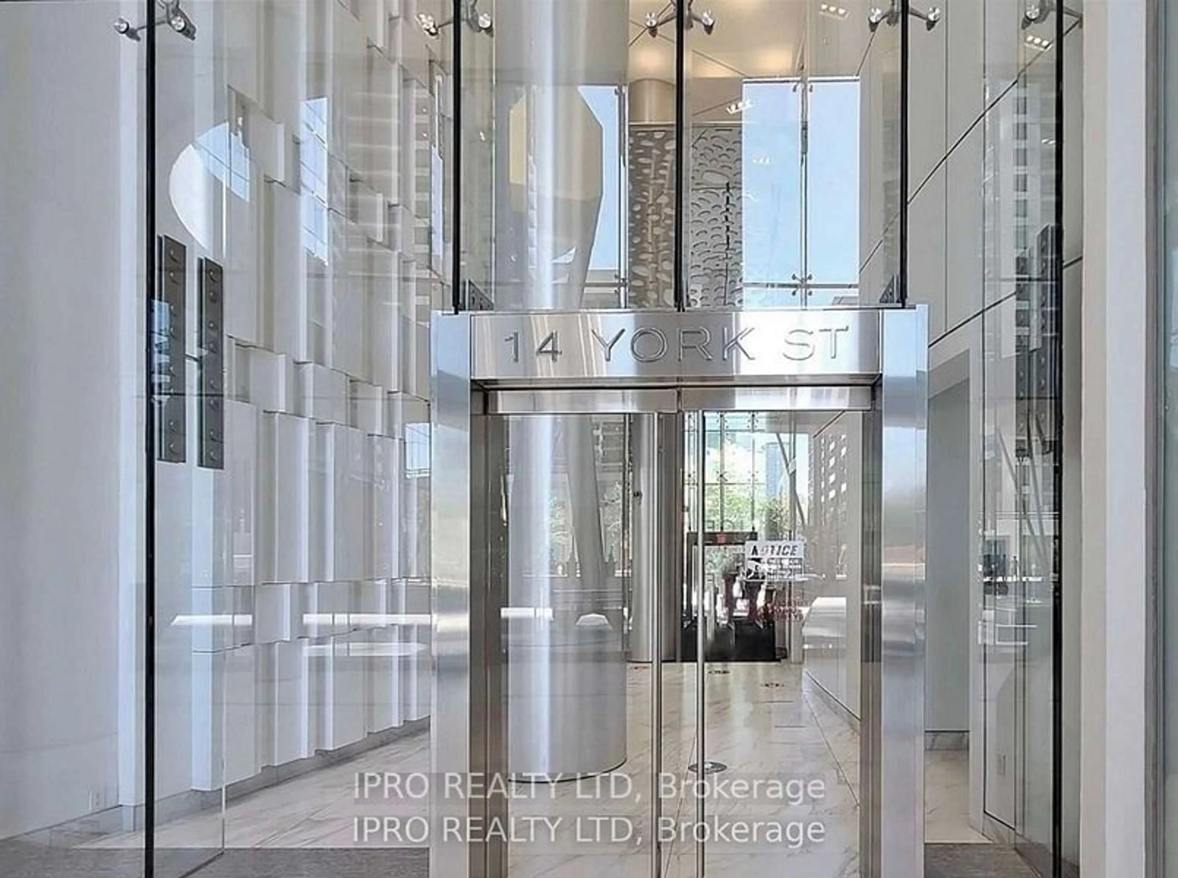 Indoor foyer for 14 York St #3004, Toronto Ontario M5J 0B1