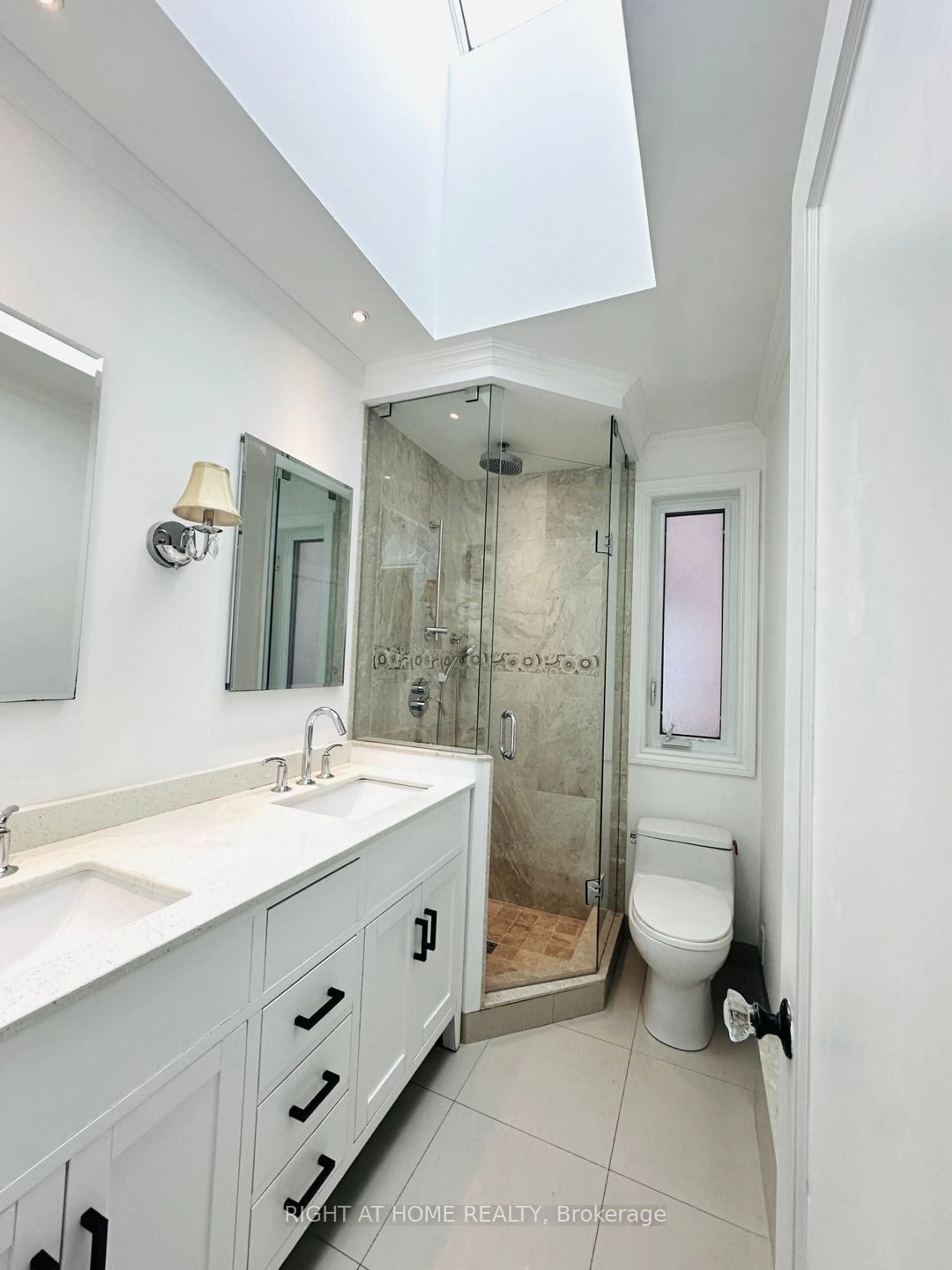 Contemporary bathroom, ceramic/tile floor for 69 Haddington Ave, Toronto Ontario M5M 2P2