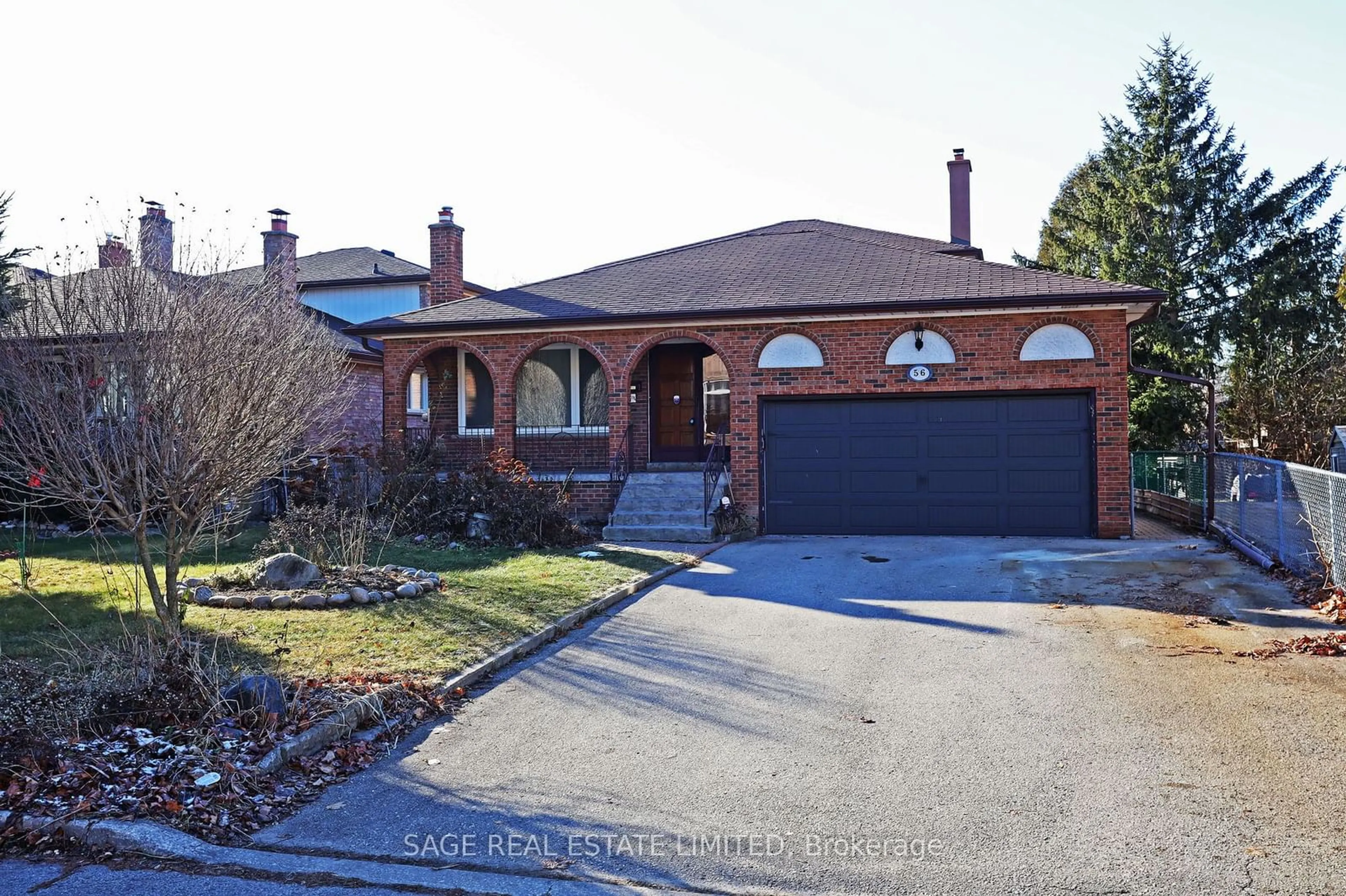 Home with brick exterior material, street for 56 Fairchild Ave, Toronto Ontario M2M 1T7