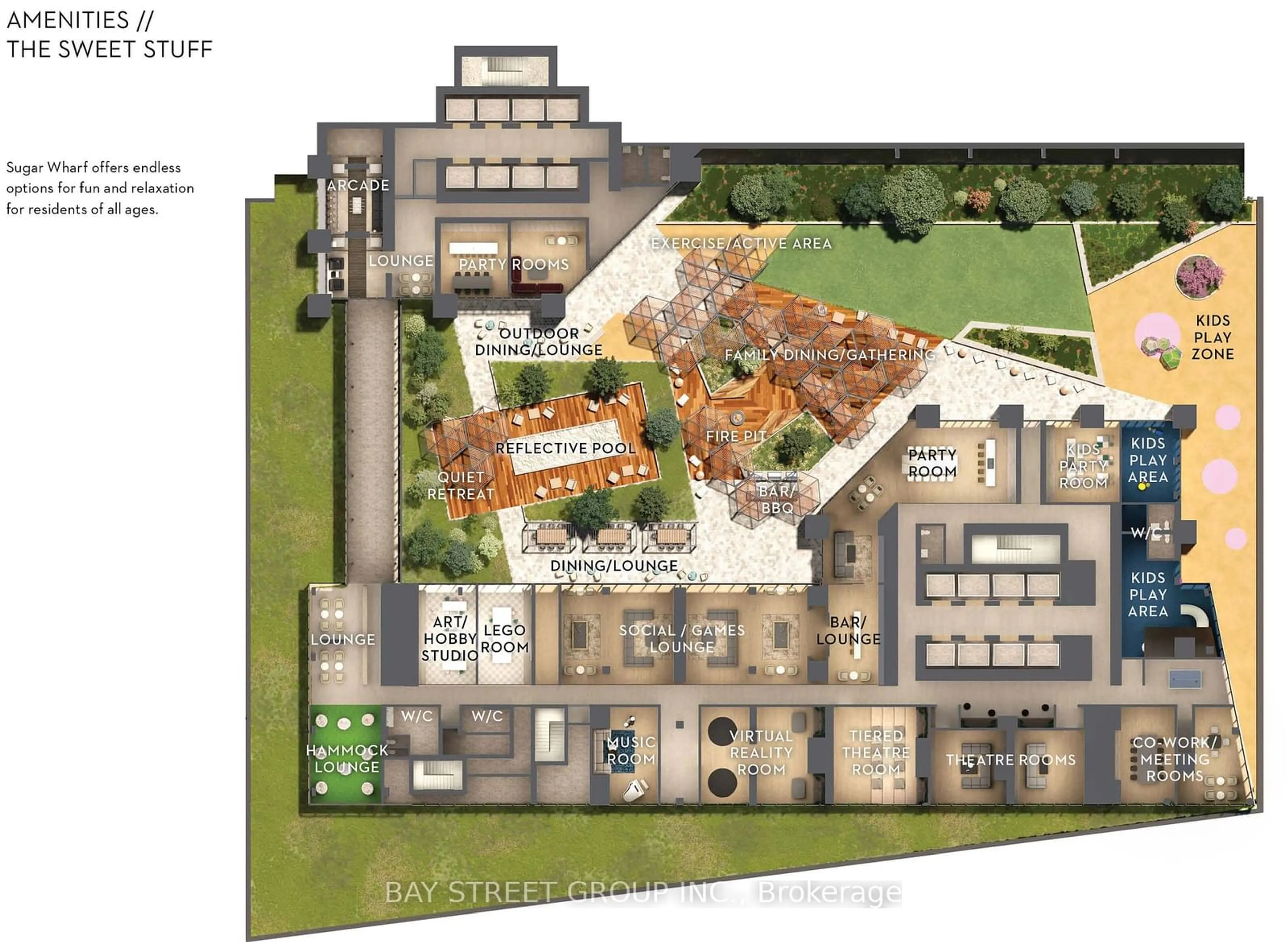 Floor plan for 55 cooper St #3202, Toronto Ontario M5E 0G1