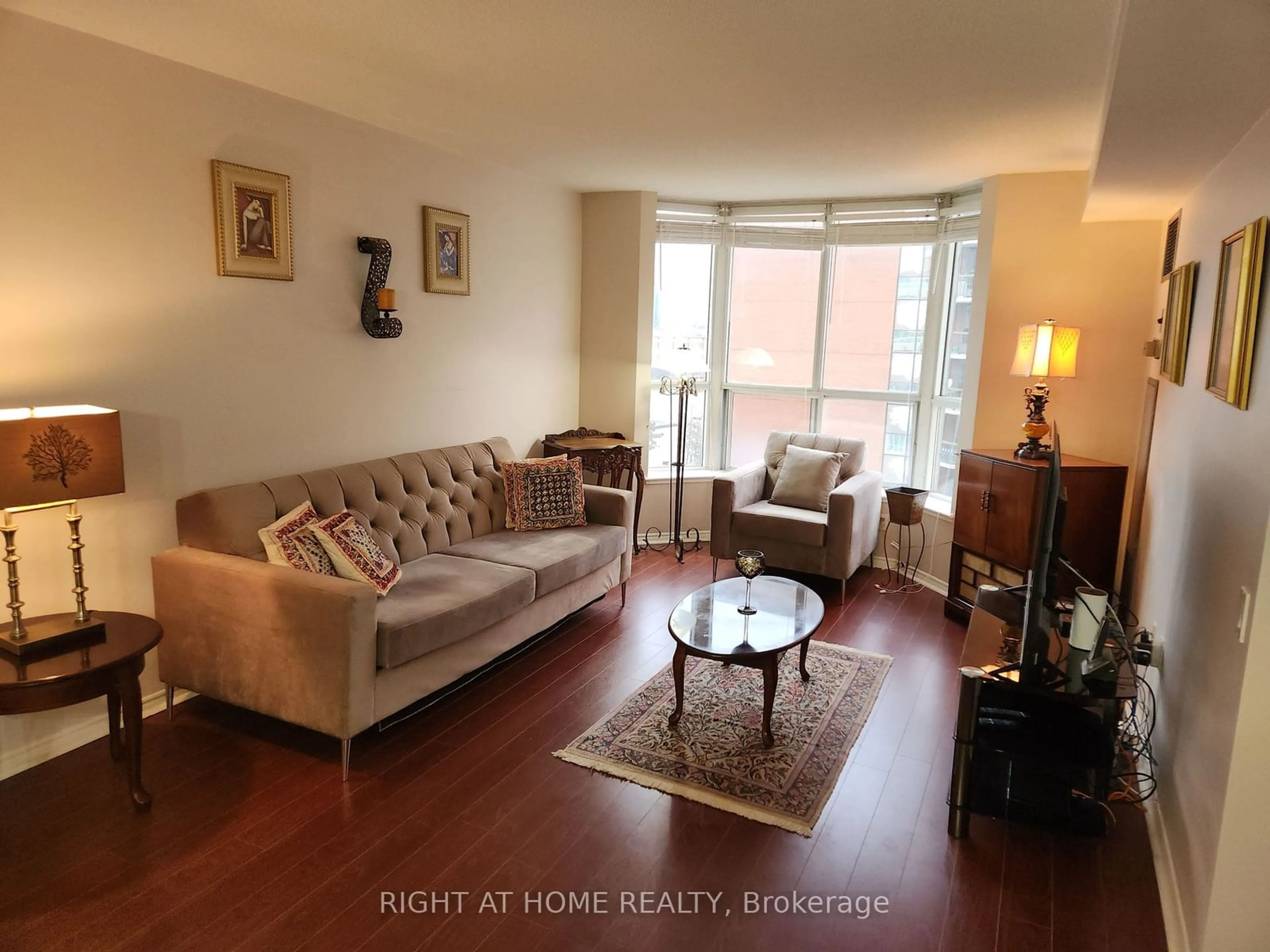 Living room with furniture, unknown for 11 Thorncliffe Pk Dr #608, Toronto Ontario M4H 1P3