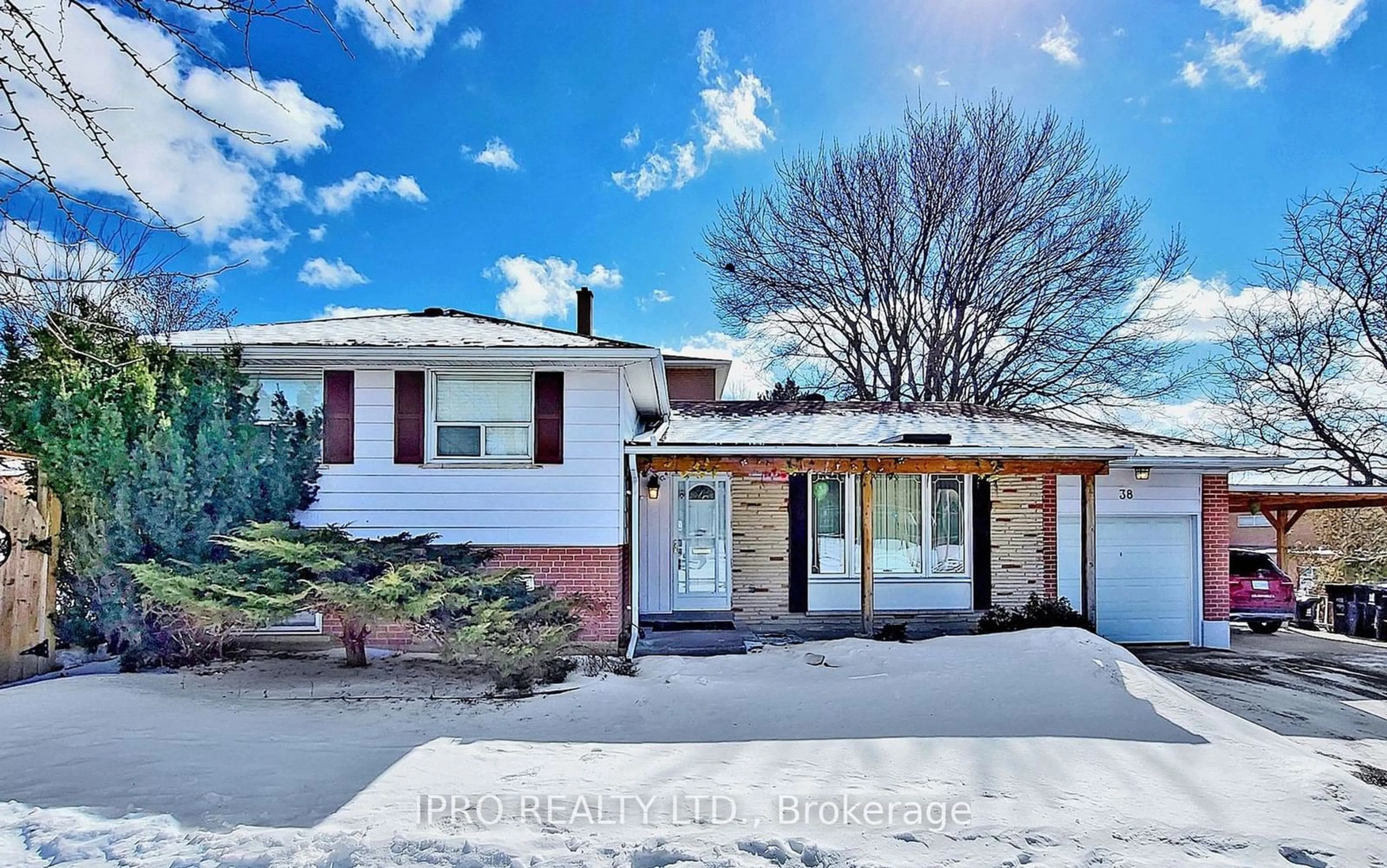 Home with brick exterior material, street for 38 Cresthaven Dr, Toronto Ontario M2H 1M1