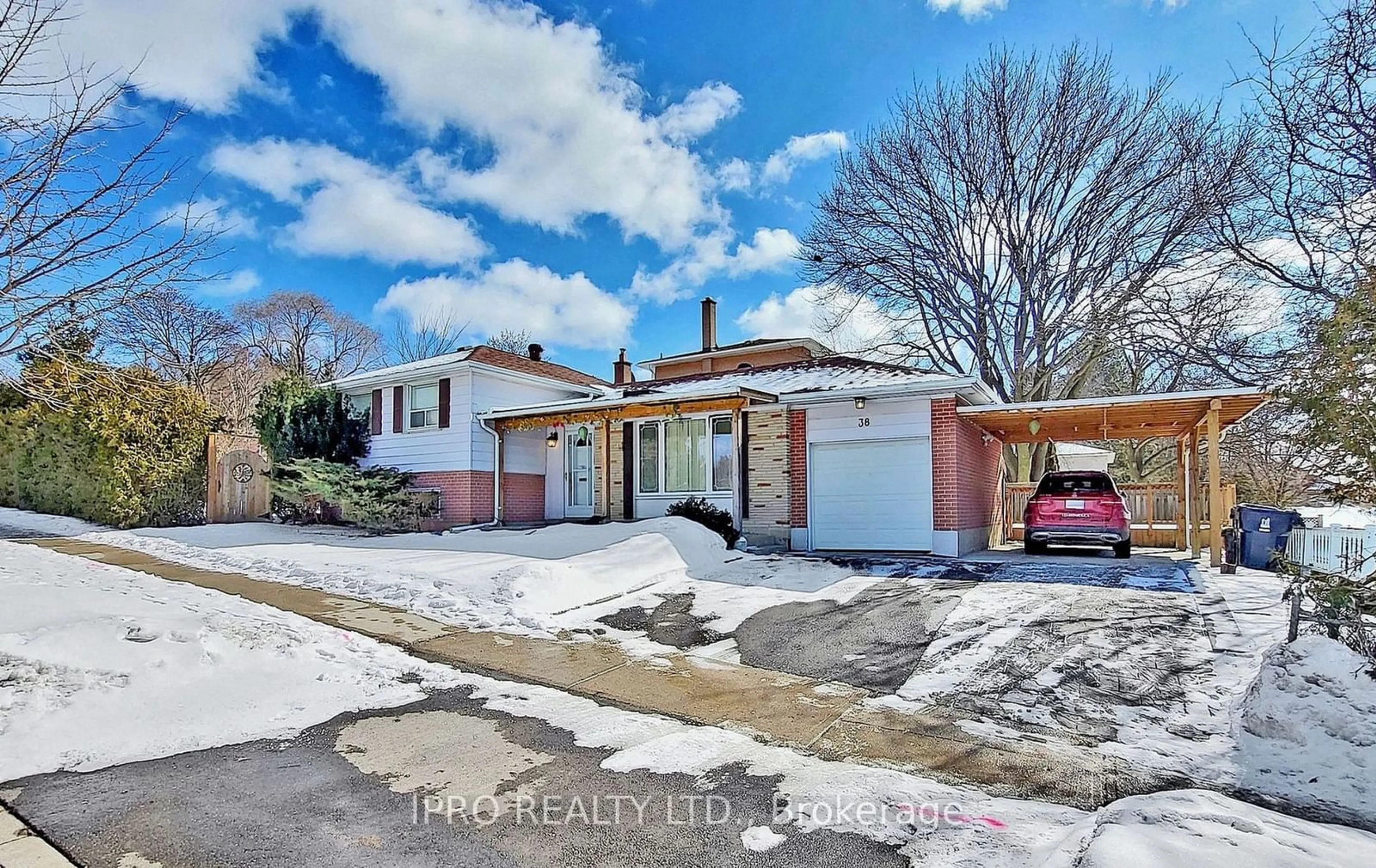 Home with brick exterior material, street for 38 Cresthaven Dr, Toronto Ontario M2H 1M1