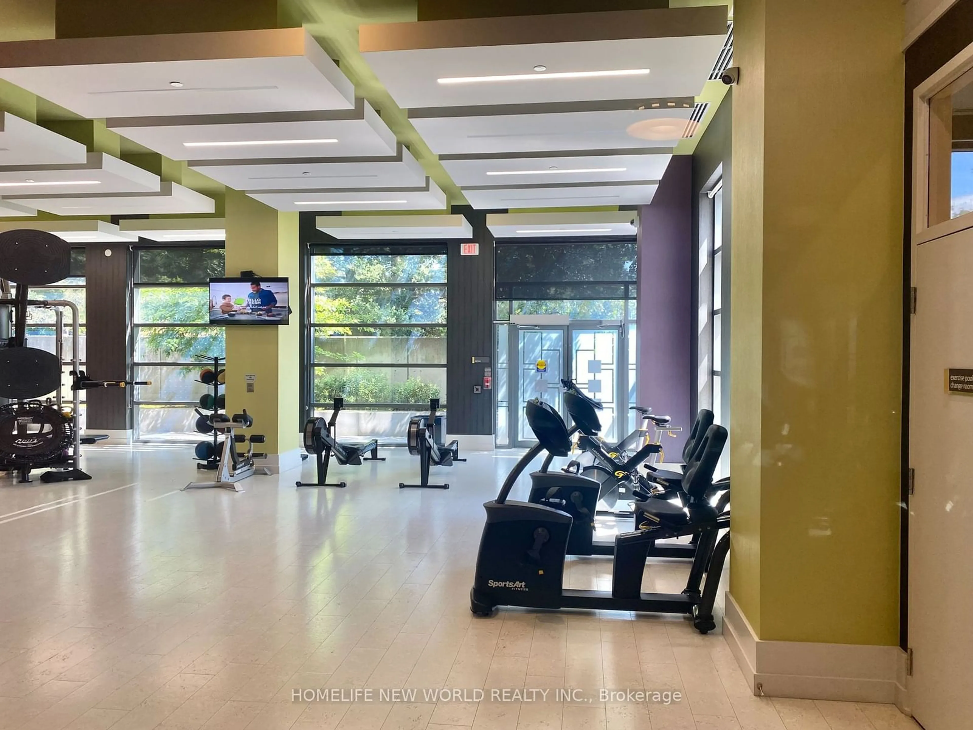 Gym or fitness room for 55 Ann O'Reilly Rd #3601, Toronto Ontario M2J 0E1