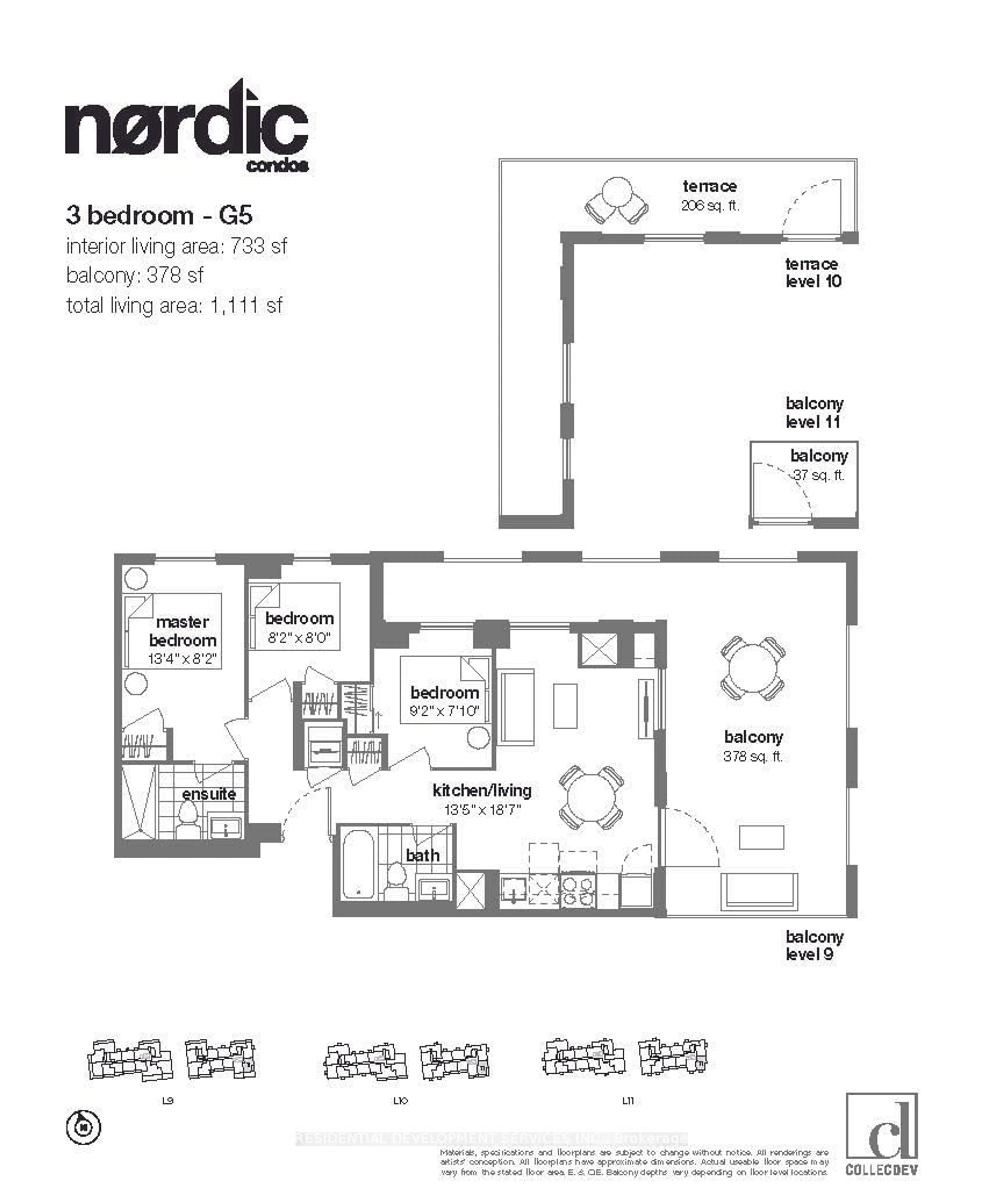 Floor plan for 500 Wilson Ave #1011, Toronto Ontario M3H 5Y9