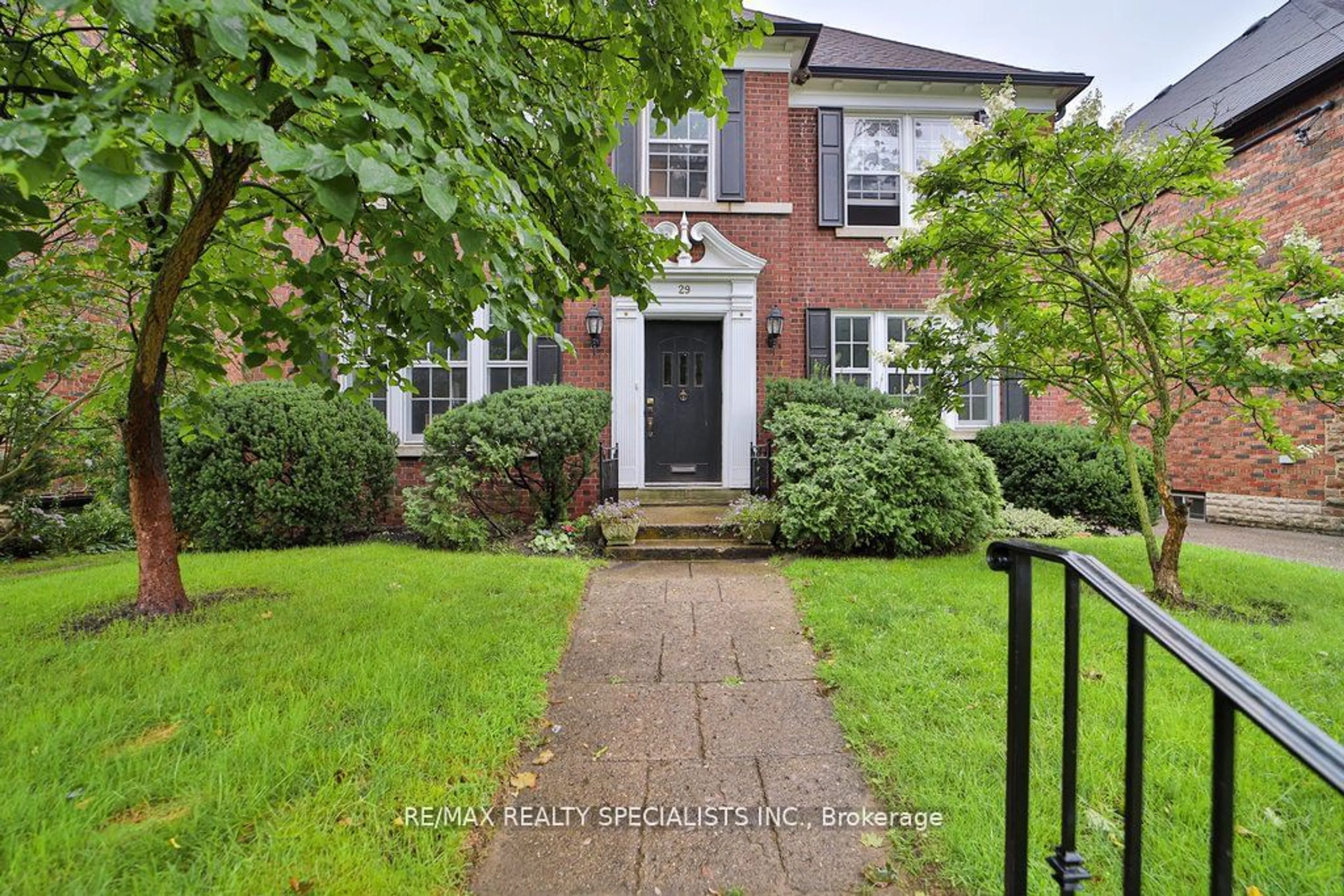 Home with brick exterior material, street for 29 Whitehall Rd, Toronto Ontario M4W 2C5