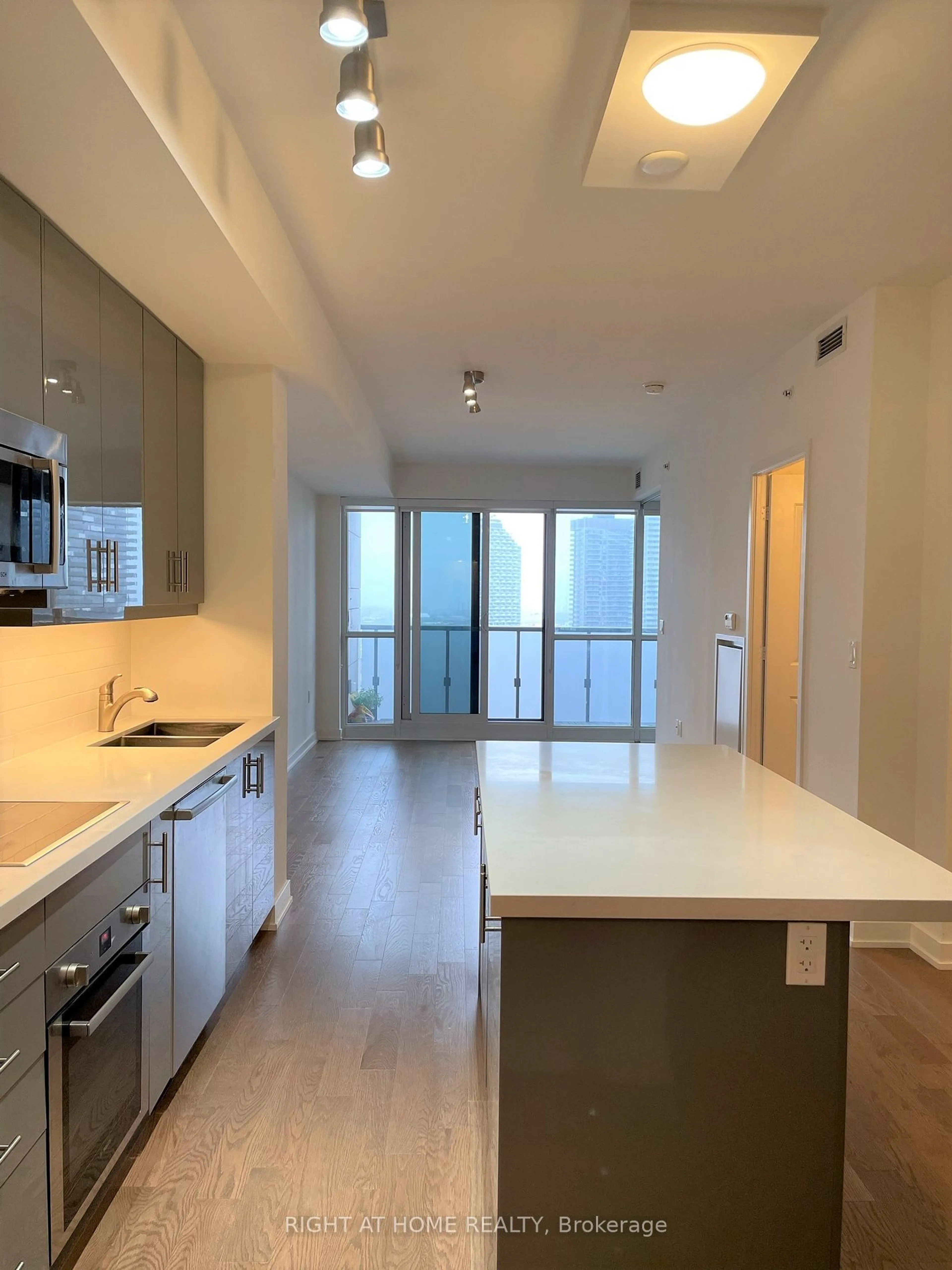 Open concept kitchen, unknown for 1 The Esplanade #2607, Toronto Ontario M5E 0A8