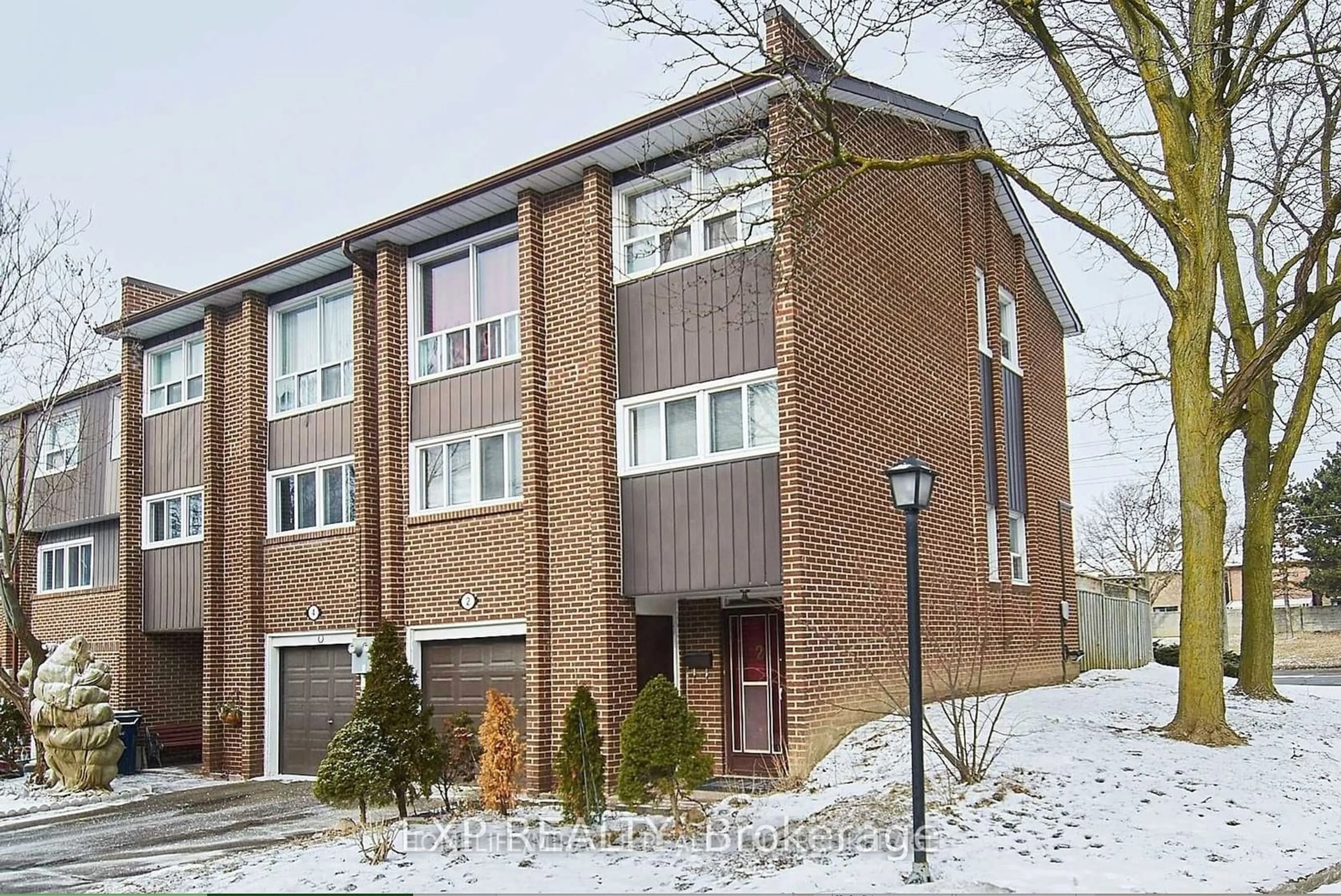 Home with brick exterior material, street for 2 Dove Hawkway Way, Toronto Ontario M2R 3M2