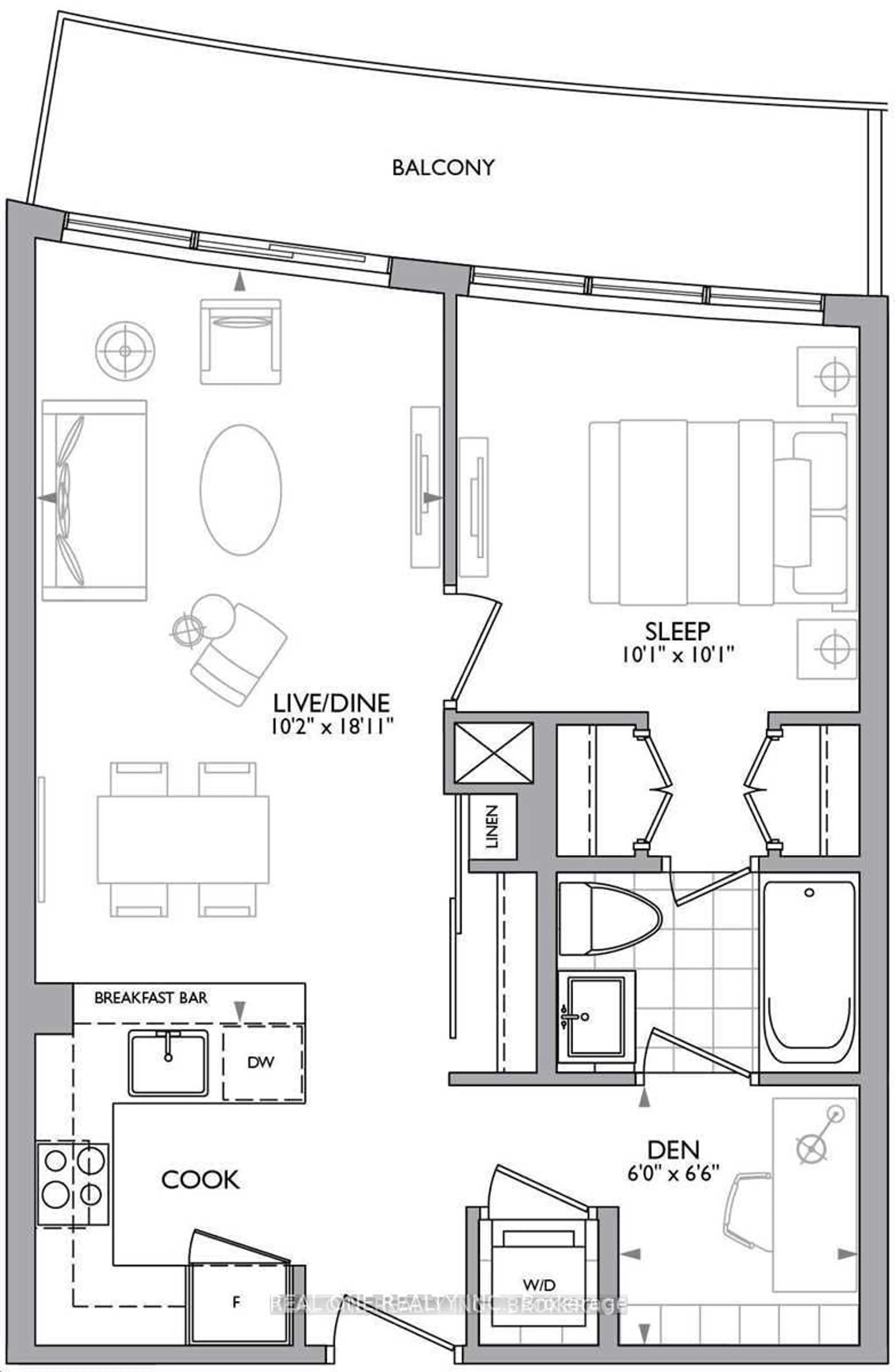 Floor plan for 89 Dunfield Ave #3503, Toronto Ontario M4S 0A4