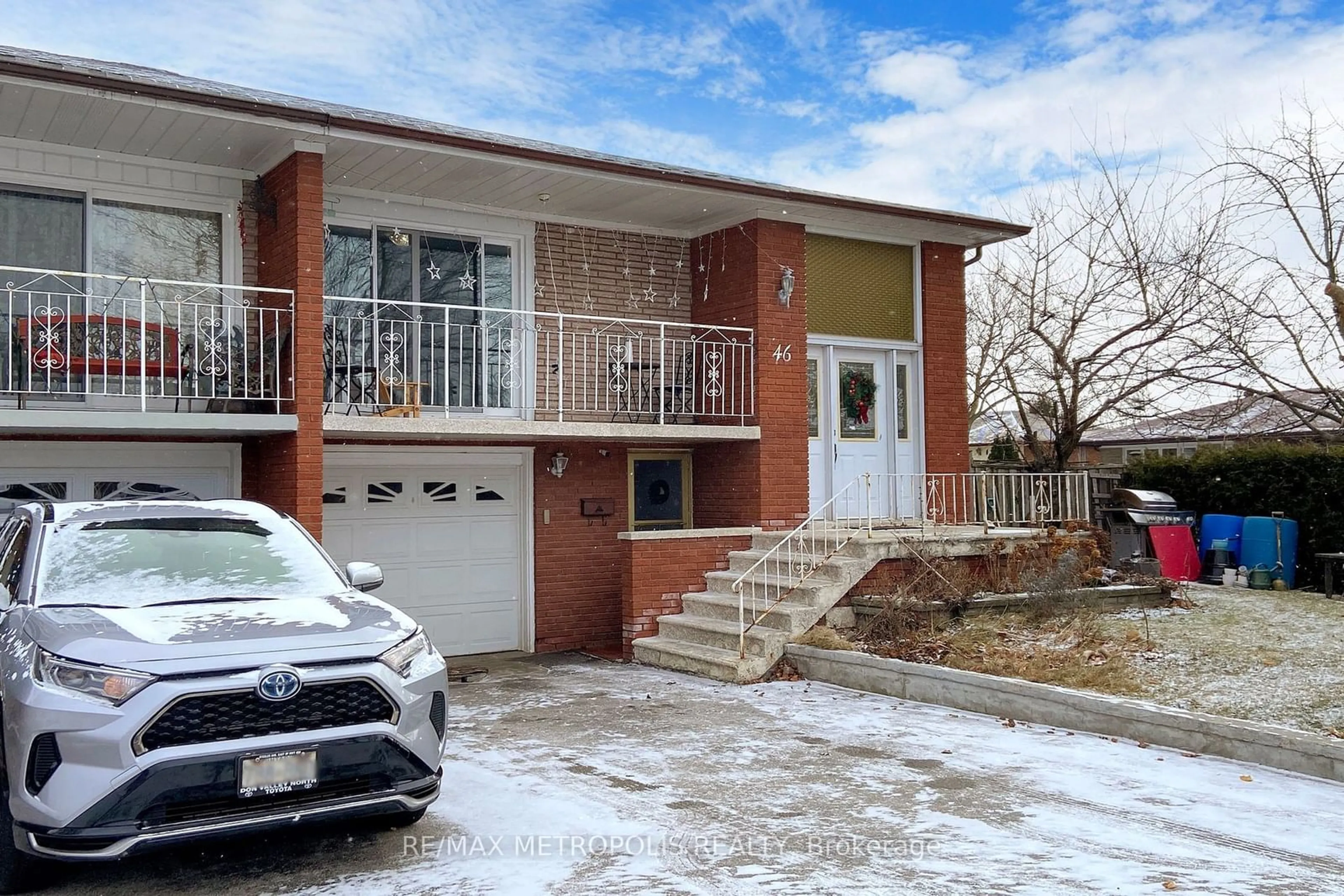 Home with brick exterior material, street for 46 Bowhill Cres, Toronto Ontario M2J 3S2