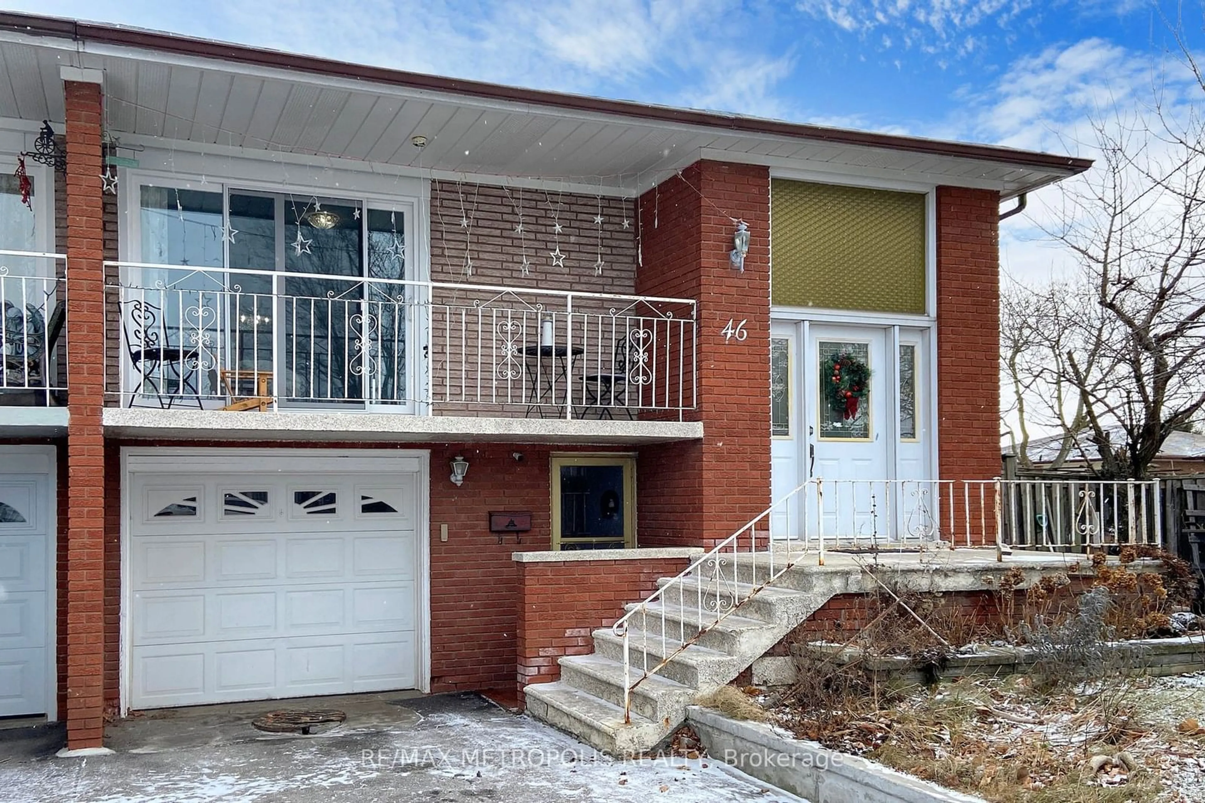 Home with brick exterior material, street for 46 Bowhill Cres, Toronto Ontario M2J 3S2