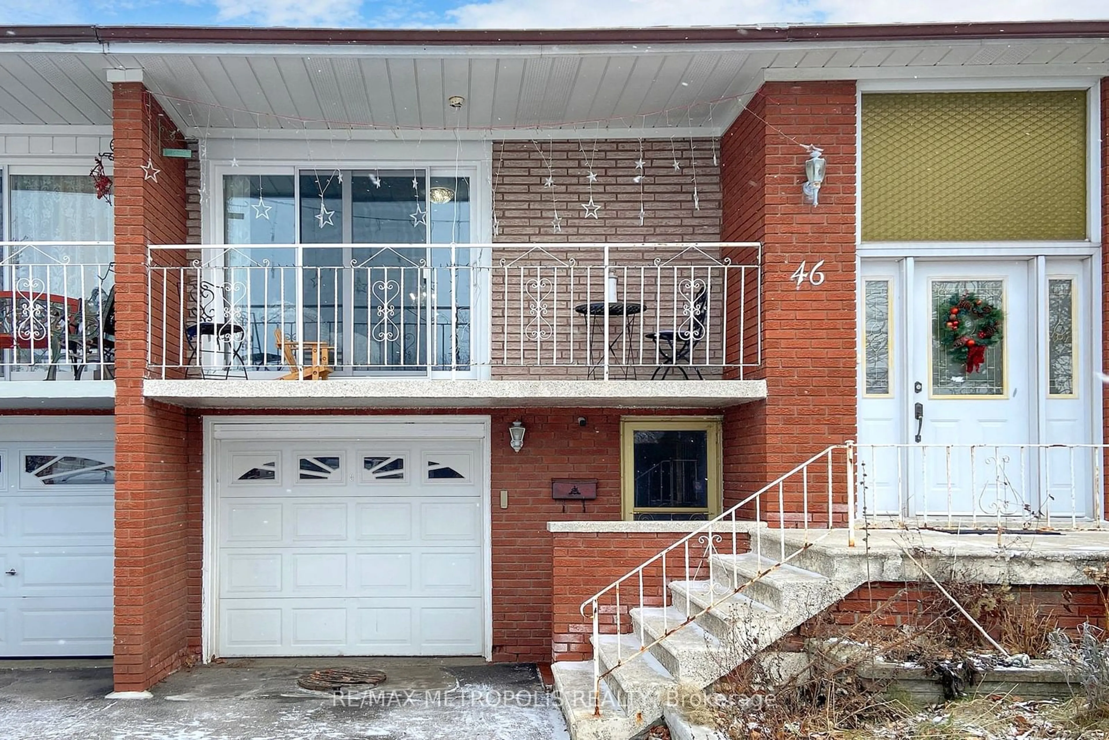 Home with brick exterior material, street for 46 Bowhill Cres, Toronto Ontario M2J 3S2