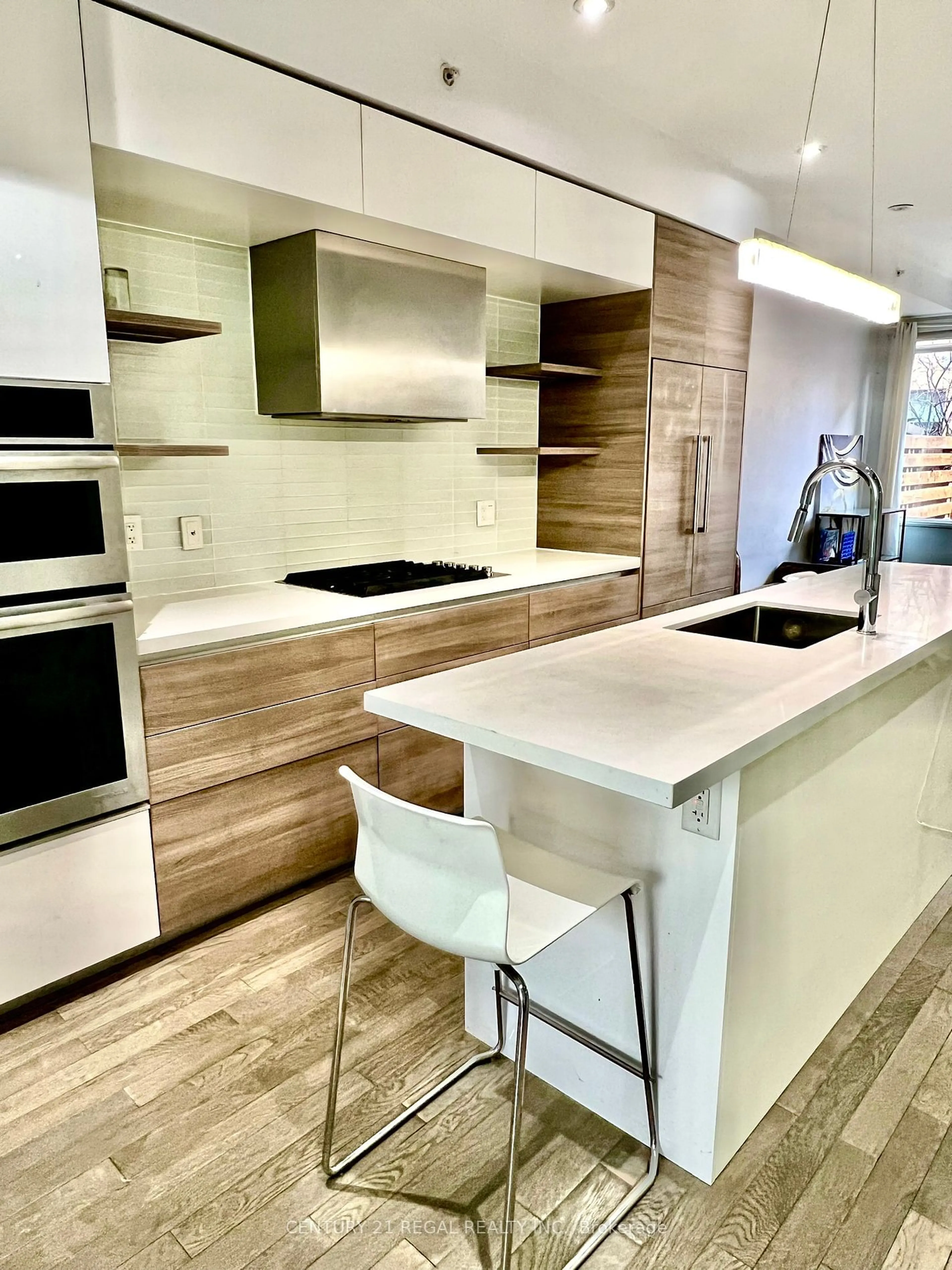 Contemporary kitchen, ceramic/tile floor for 50 Havelock St #19, Toronto Ontario M6H 0C4