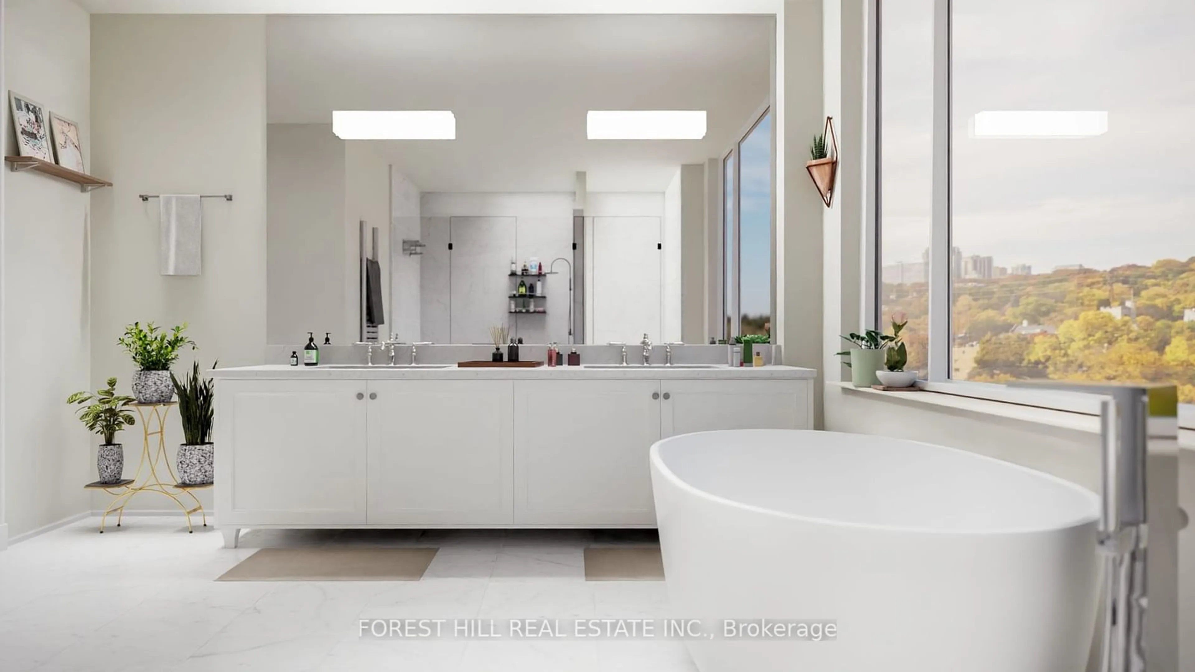 Contemporary bathroom, ceramic/tile floor for 128 Hazelton Ave #801, Toronto Ontario M5R 2E5