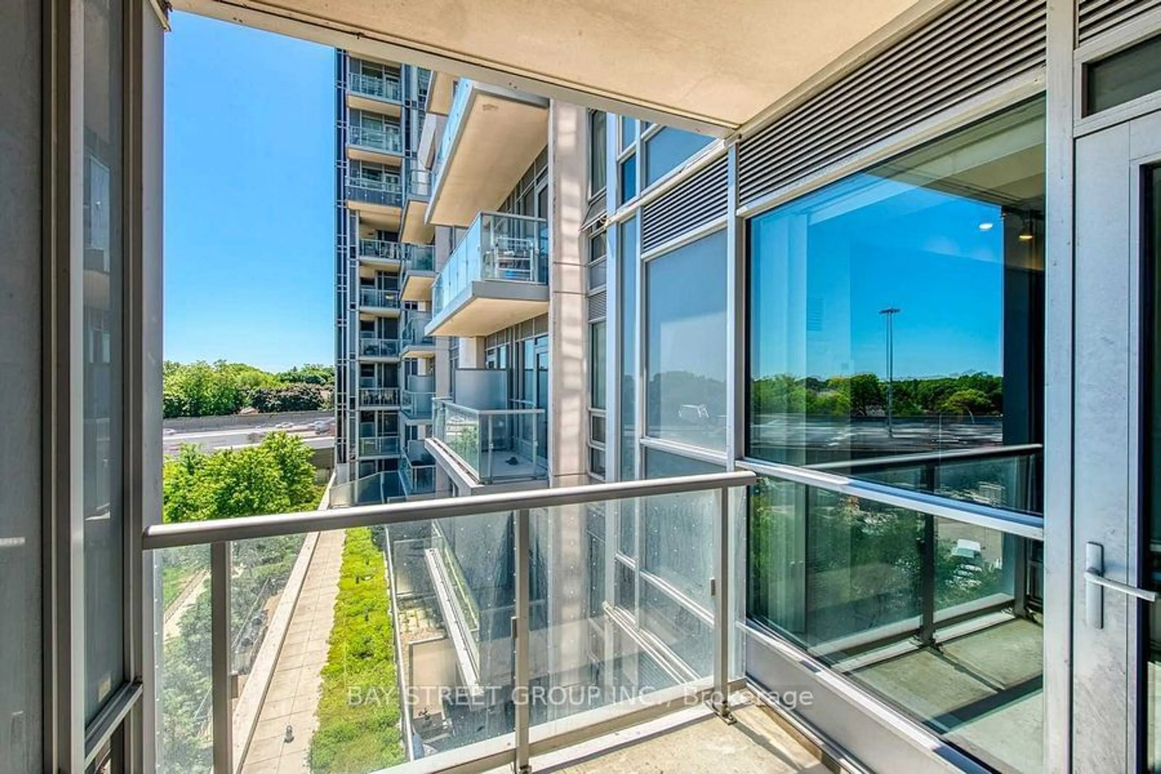 Balcony in the apartment, water/lake/river/ocean view for 120 Harrison Garden Blvd #631, Toronto Ontario M2N 0H1