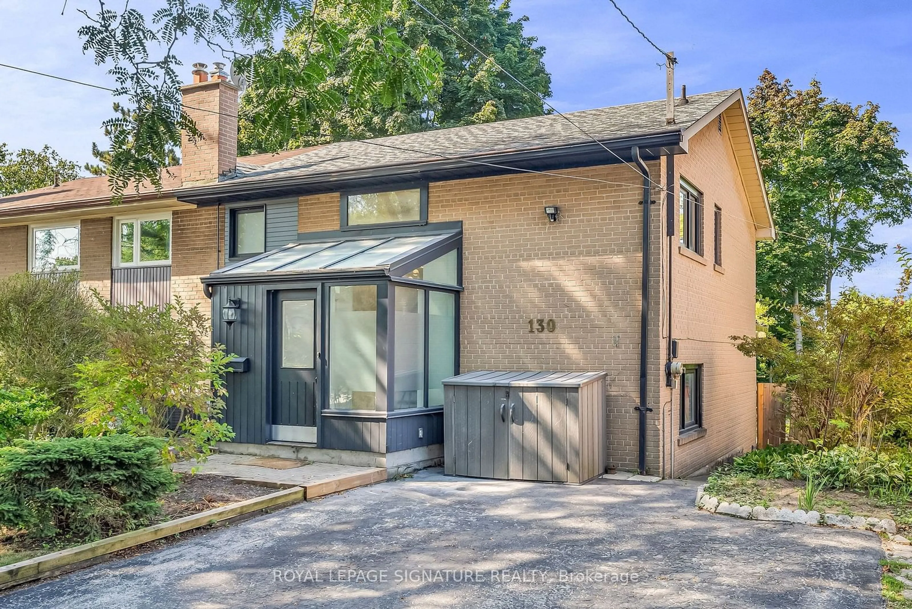 Home with brick exterior material, street for 130 Three Valleys Dr, Toronto Ontario M3A 3B9