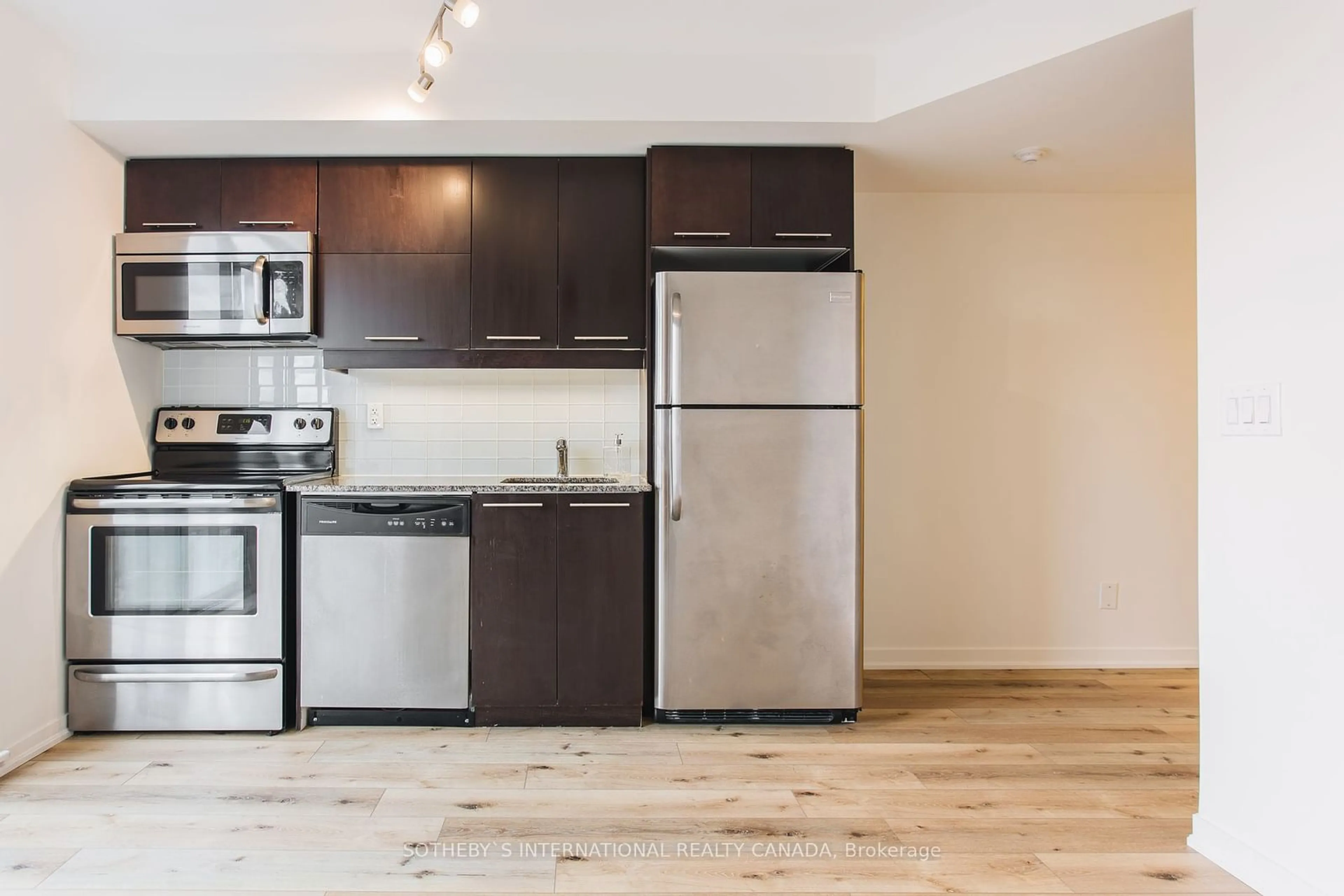 Standard kitchen, unknown for 38 Joe Shuster Way #1619, Toronto Ontario M6K 0A5