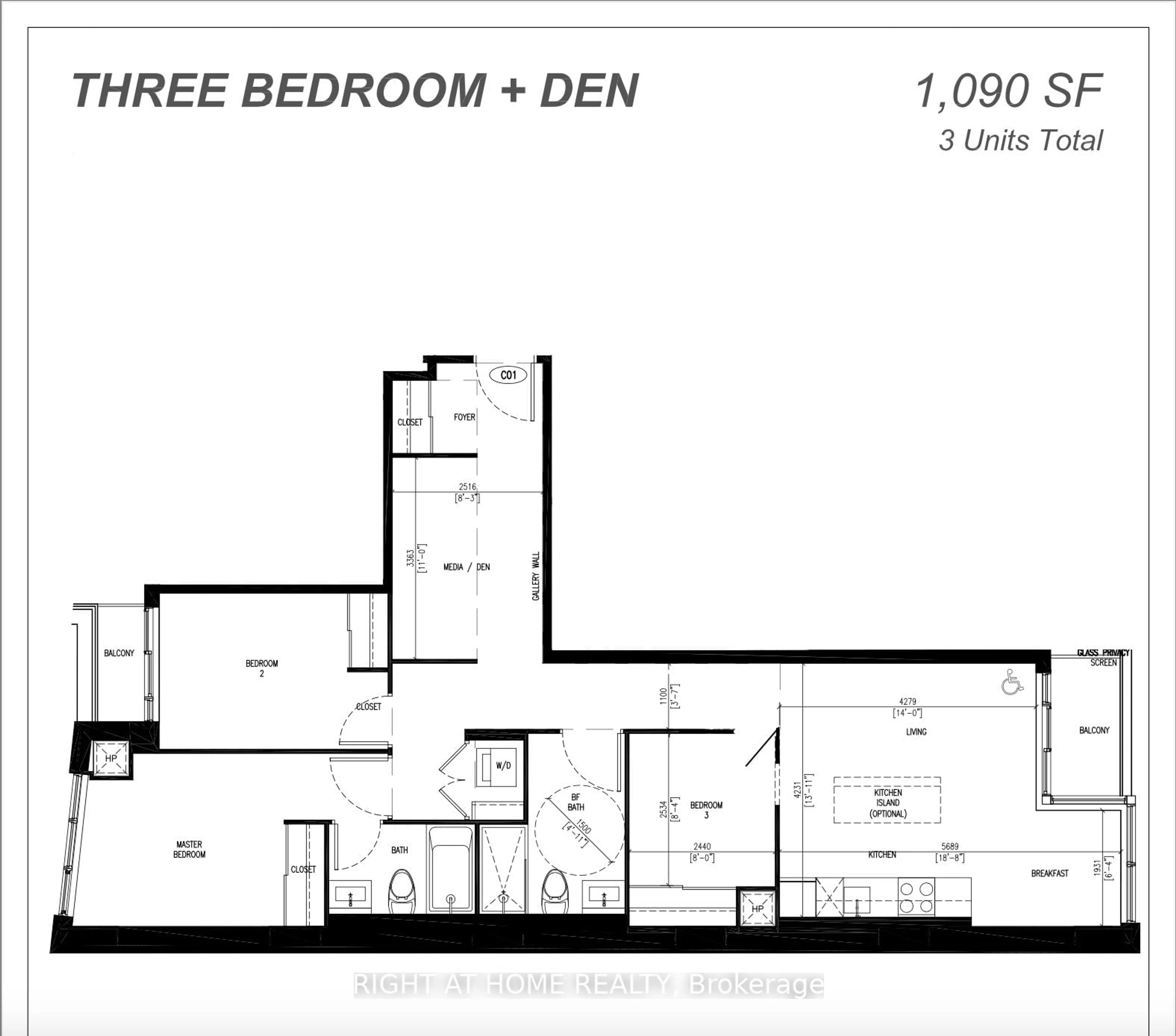 Floor plan for 120 Parliament St #413, Toronto Ontario M5A 0N6