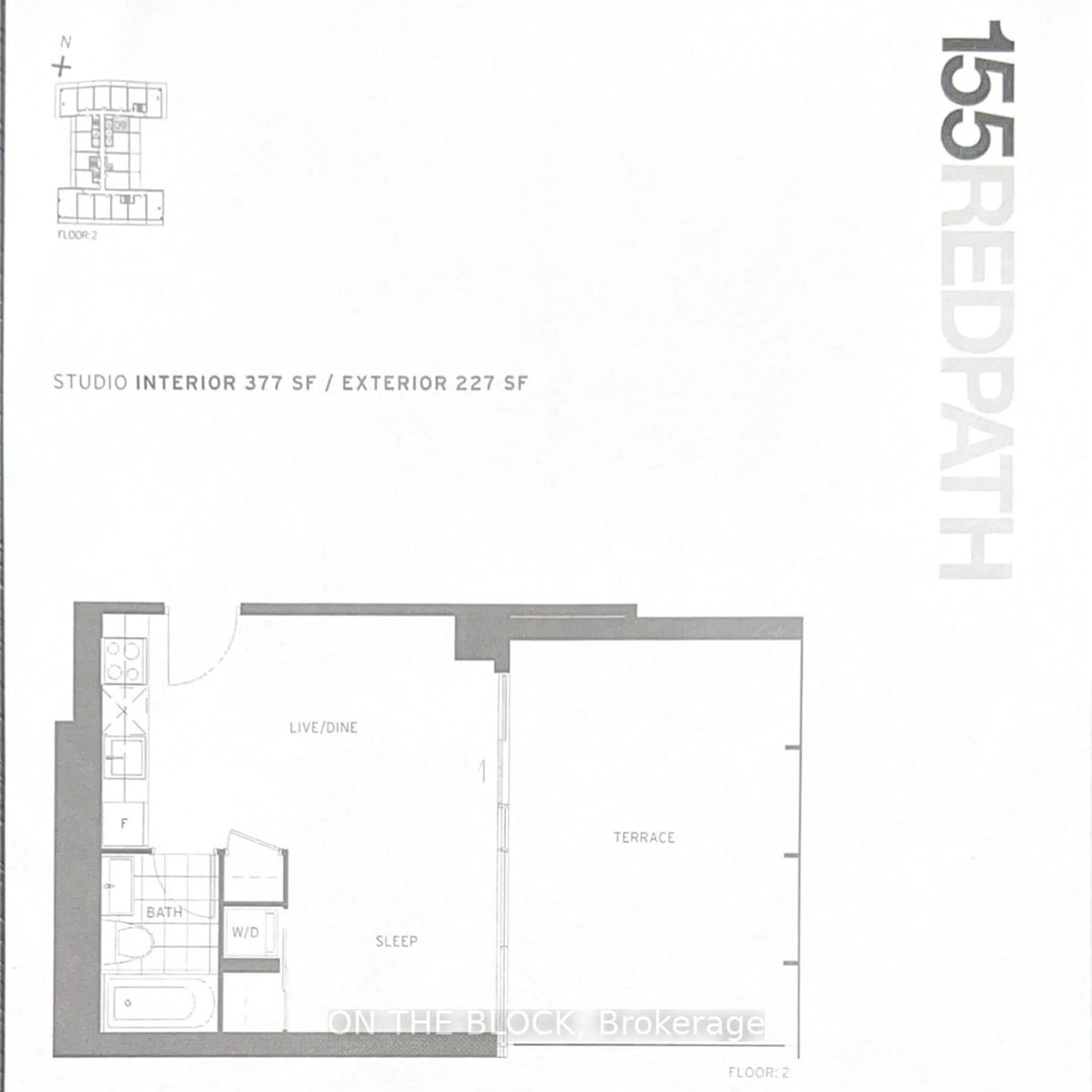 Floor plan for 185 Roehampton Ave #509, Toronto Ontario M4P 0C6