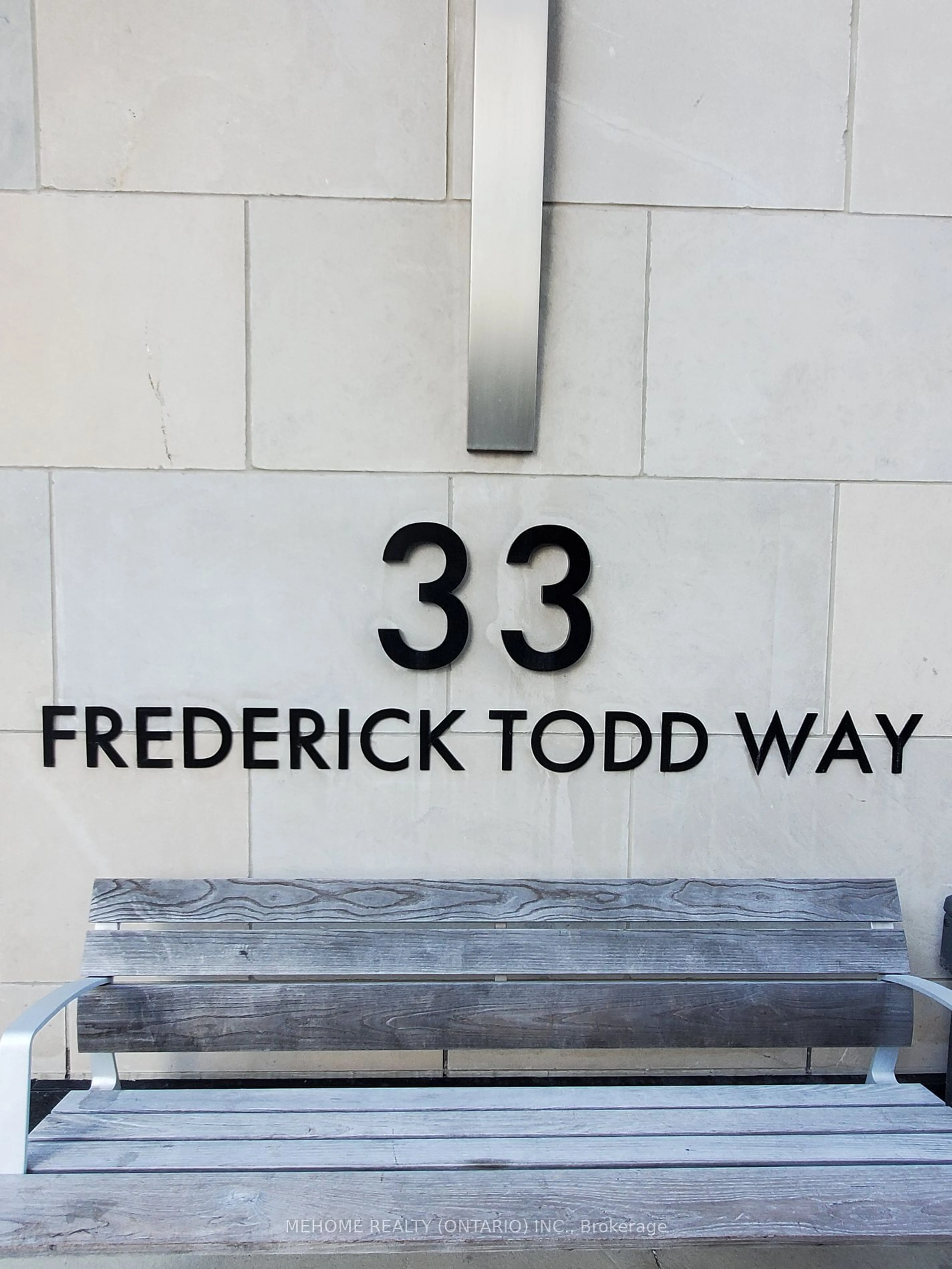 Lobby for 33 Frederick Todd Way ##309, Toronto Ontario M4G 0C9