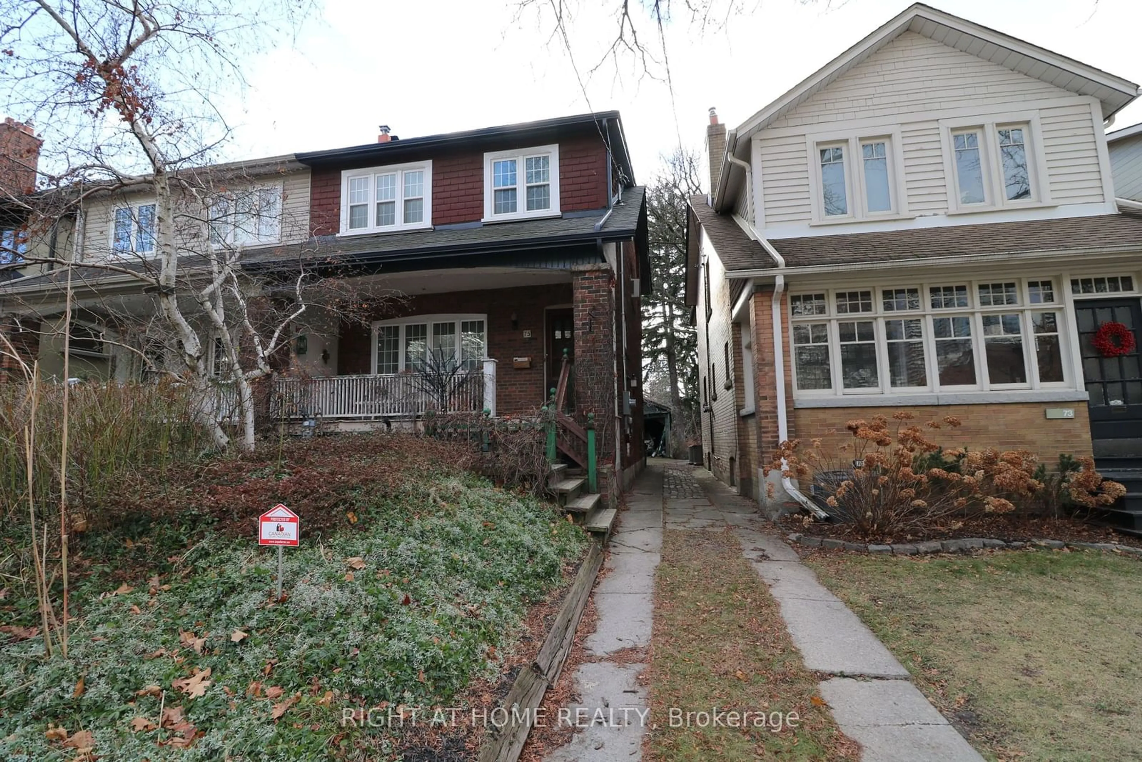 Home with brick exterior material, street for 75 Manor Rd, Toronto Ontario M4S 1R1