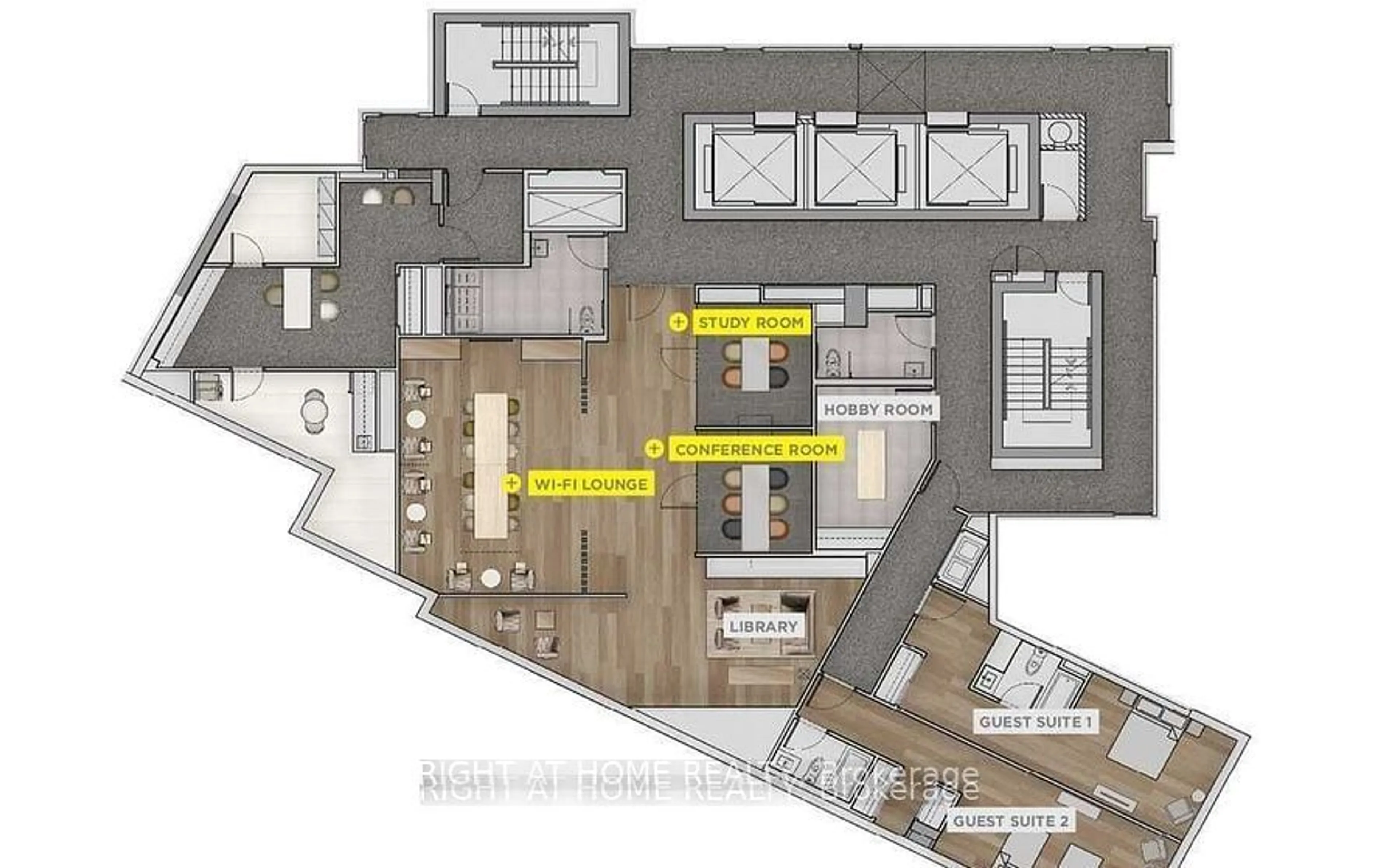 Floor plan for 159 Wellesley St #406, Toronto Ontario M4Y 0H5