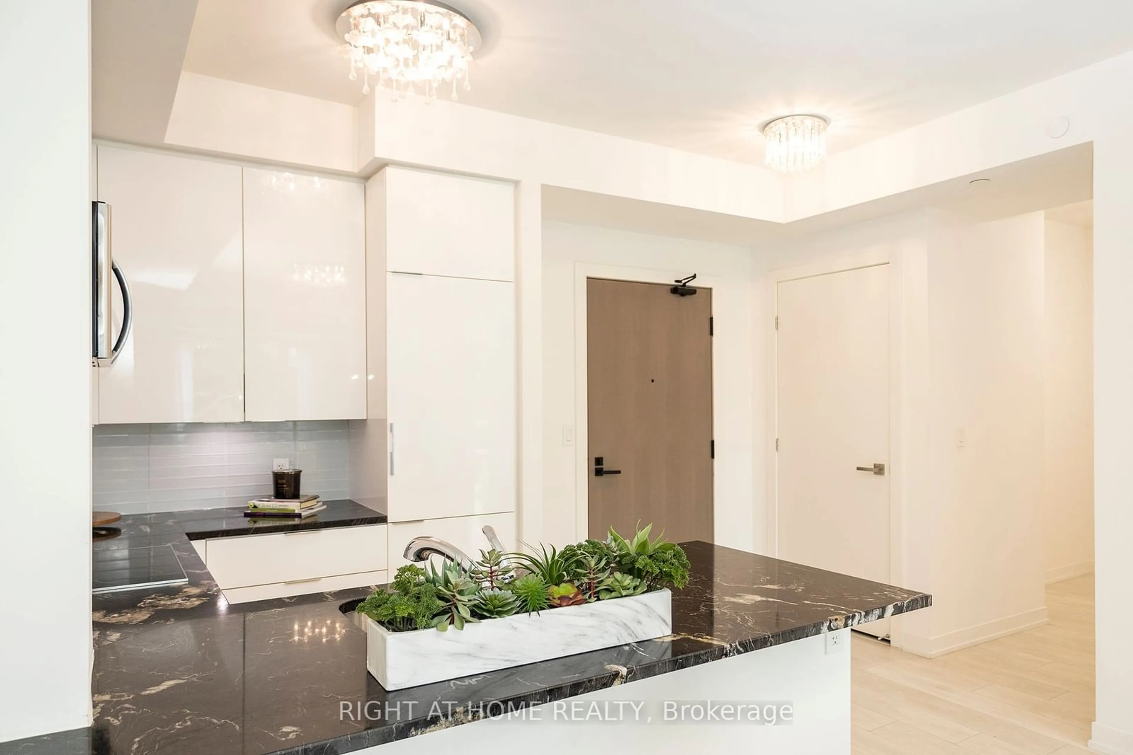 Contemporary kitchen, ceramic/tile floor for 223 St. Clair Ave #0207, Toronto Ontario M4V 0A5