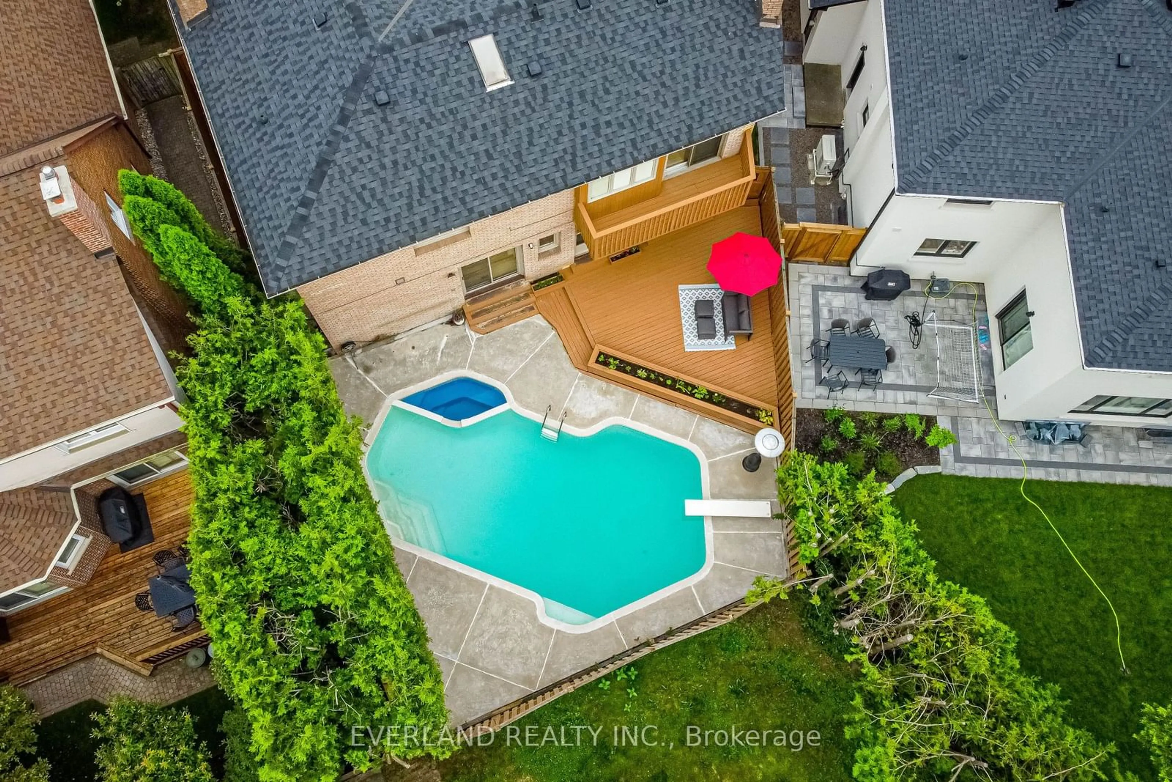 A pic from outside/outdoor area/front of a property/back of a property/a pic from drone, city buildings view from balcony for 8 Elliotwood Crt, Toronto Ontario M2L 2P9