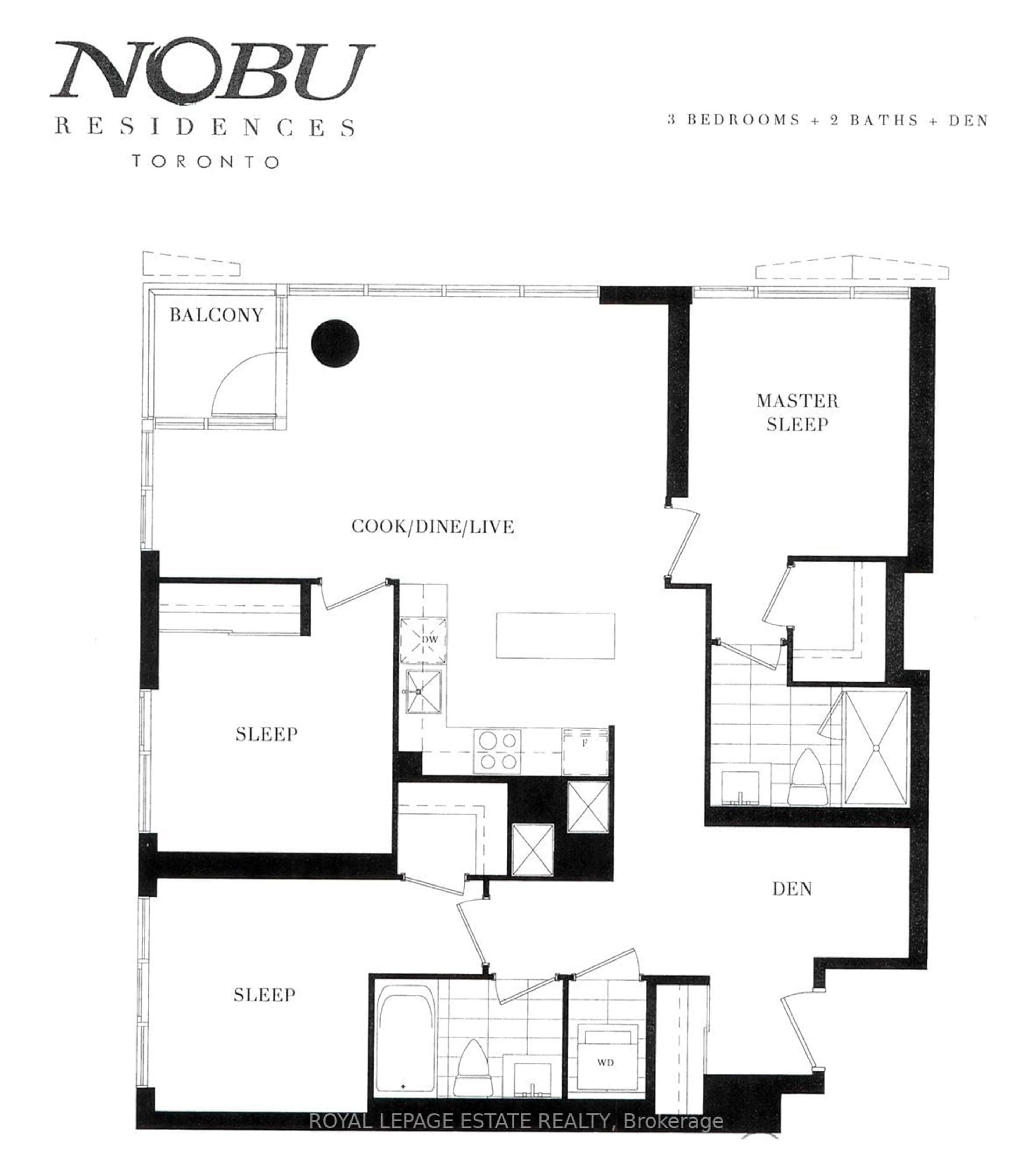 Floor plan for 15 Mercer St #4003, Toronto Ontario M5V 1H2