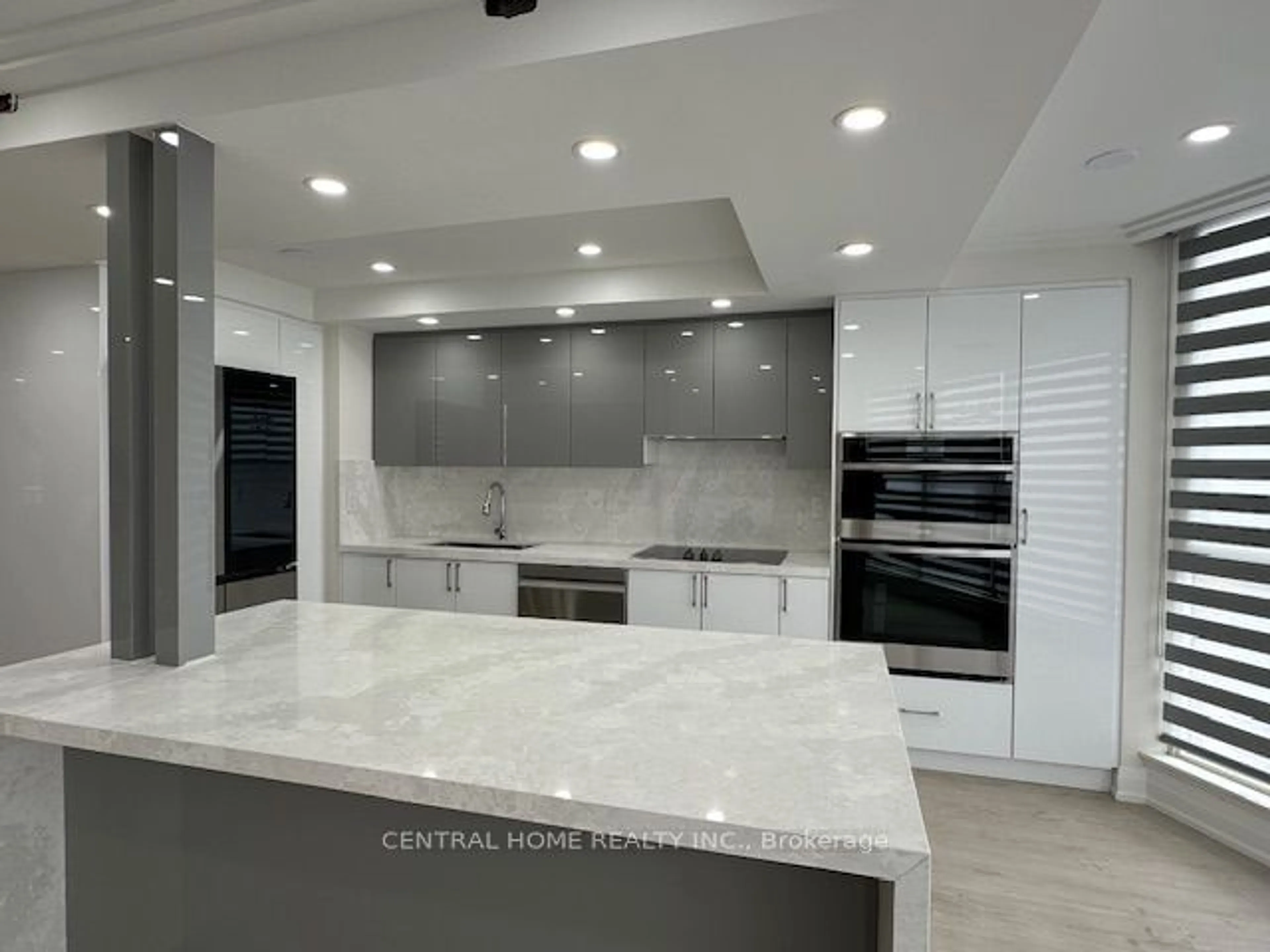 Contemporary kitchen, ceramic/tile floor for 85 Skymark Dr #2502, Toronto Ontario M2H 3P2