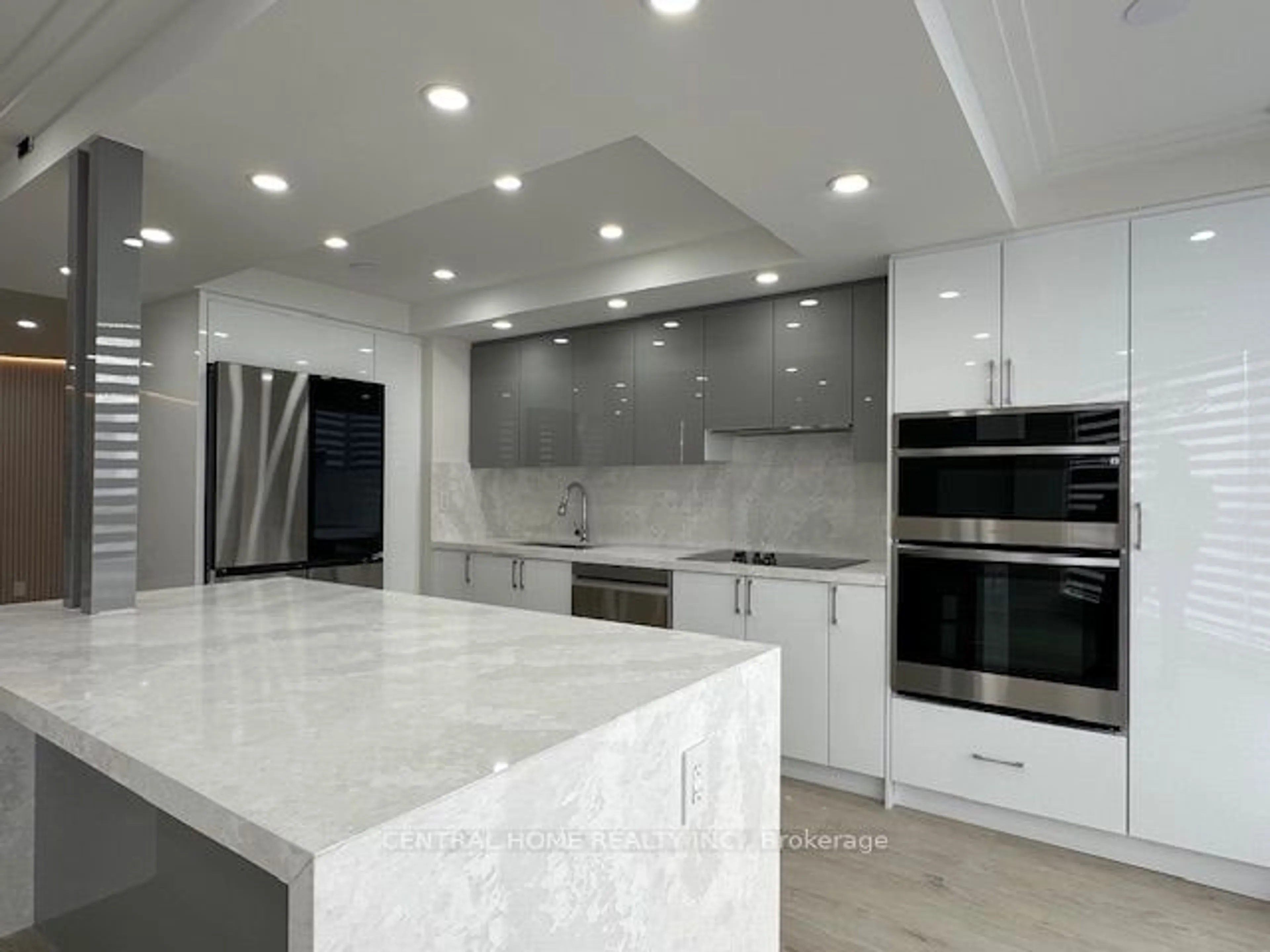 Contemporary kitchen, ceramic/tile floor for 85 Skymark Dr #2502, Toronto Ontario M2H 3P2