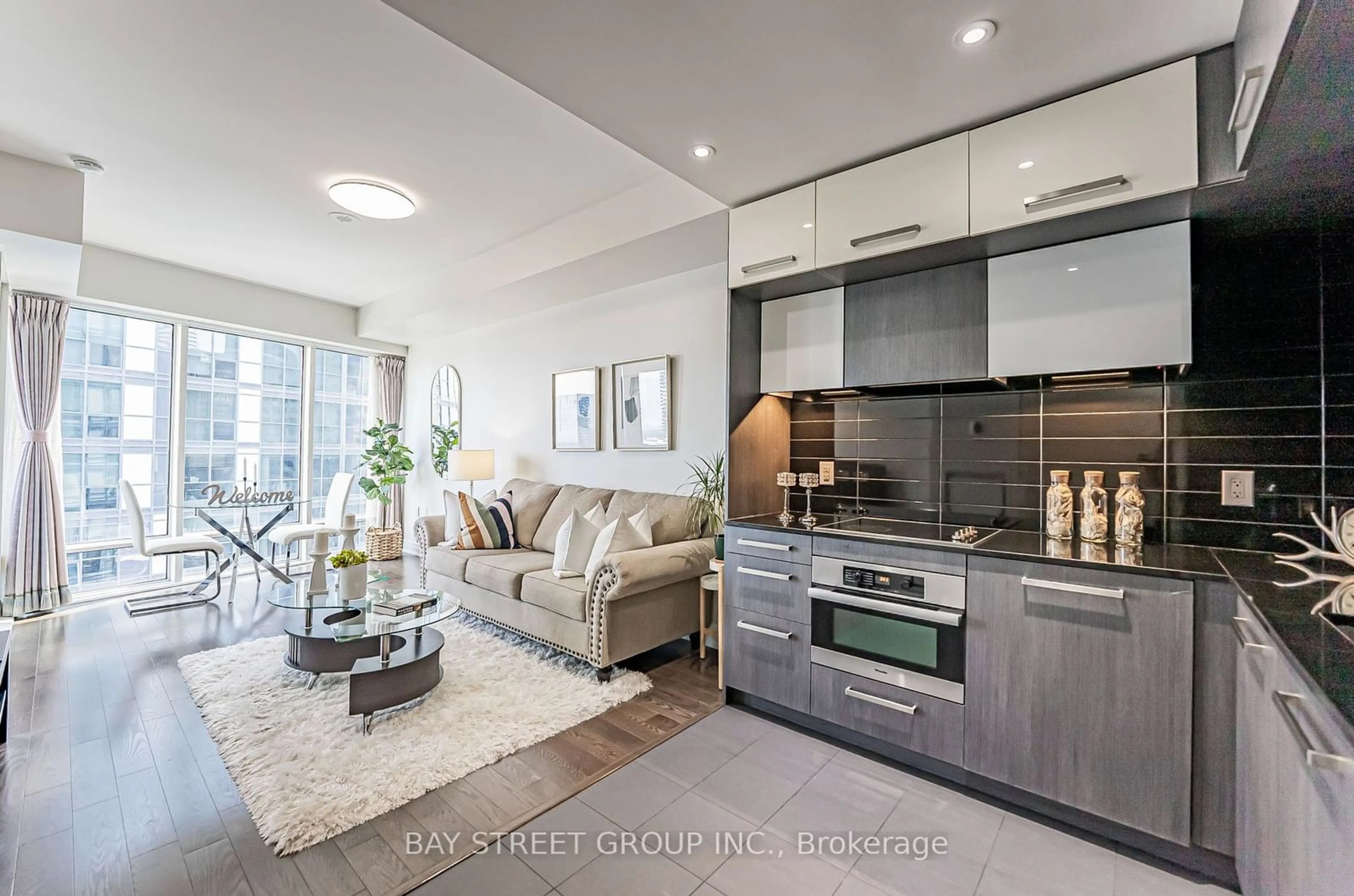 Open concept kitchen, unknown for 8 The Esplanade #2712, Toronto Ontario M5E 0A6