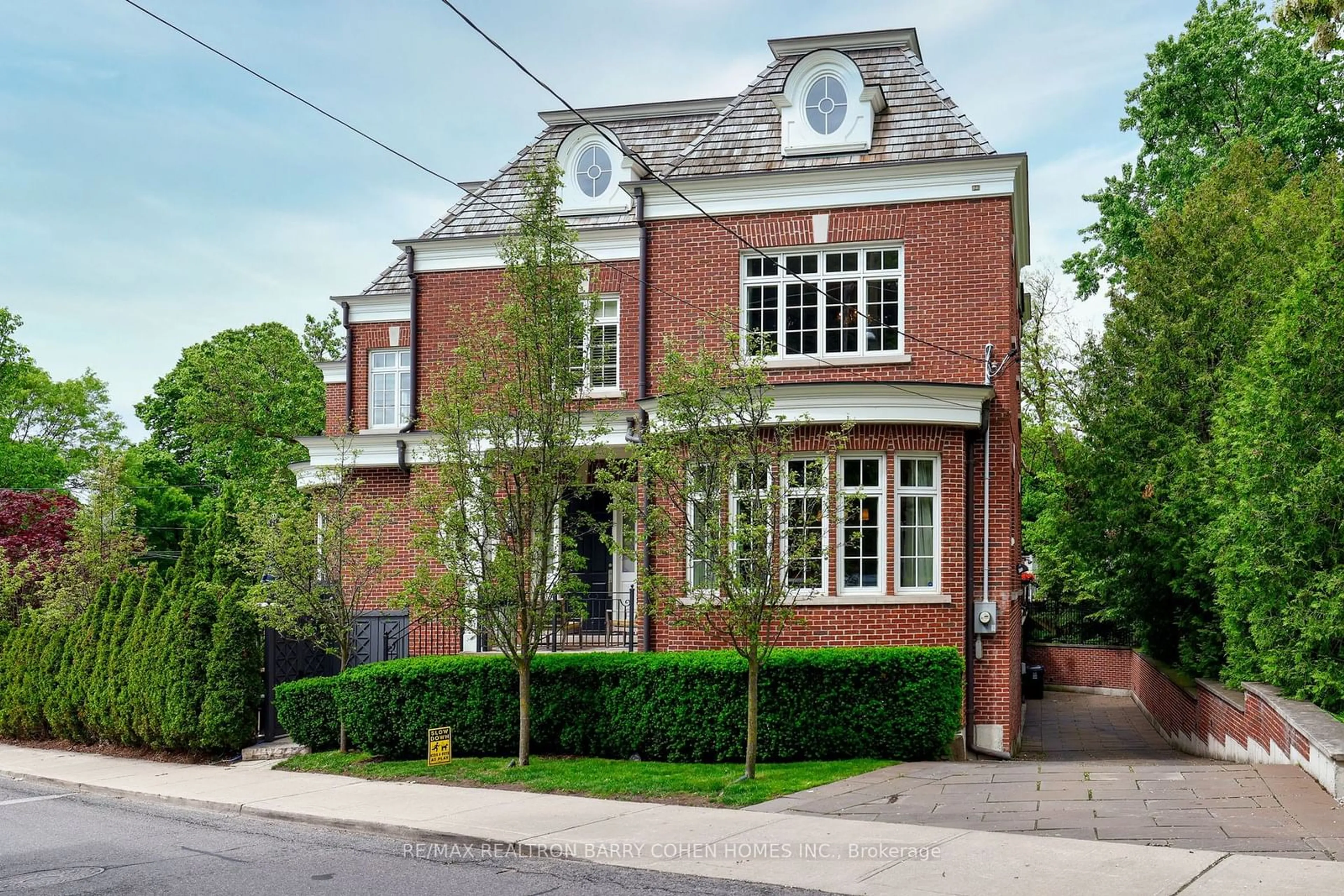 Home with brick exterior material, street for 34 Poplar Plains Rd, Toronto Ontario M4V 2M8