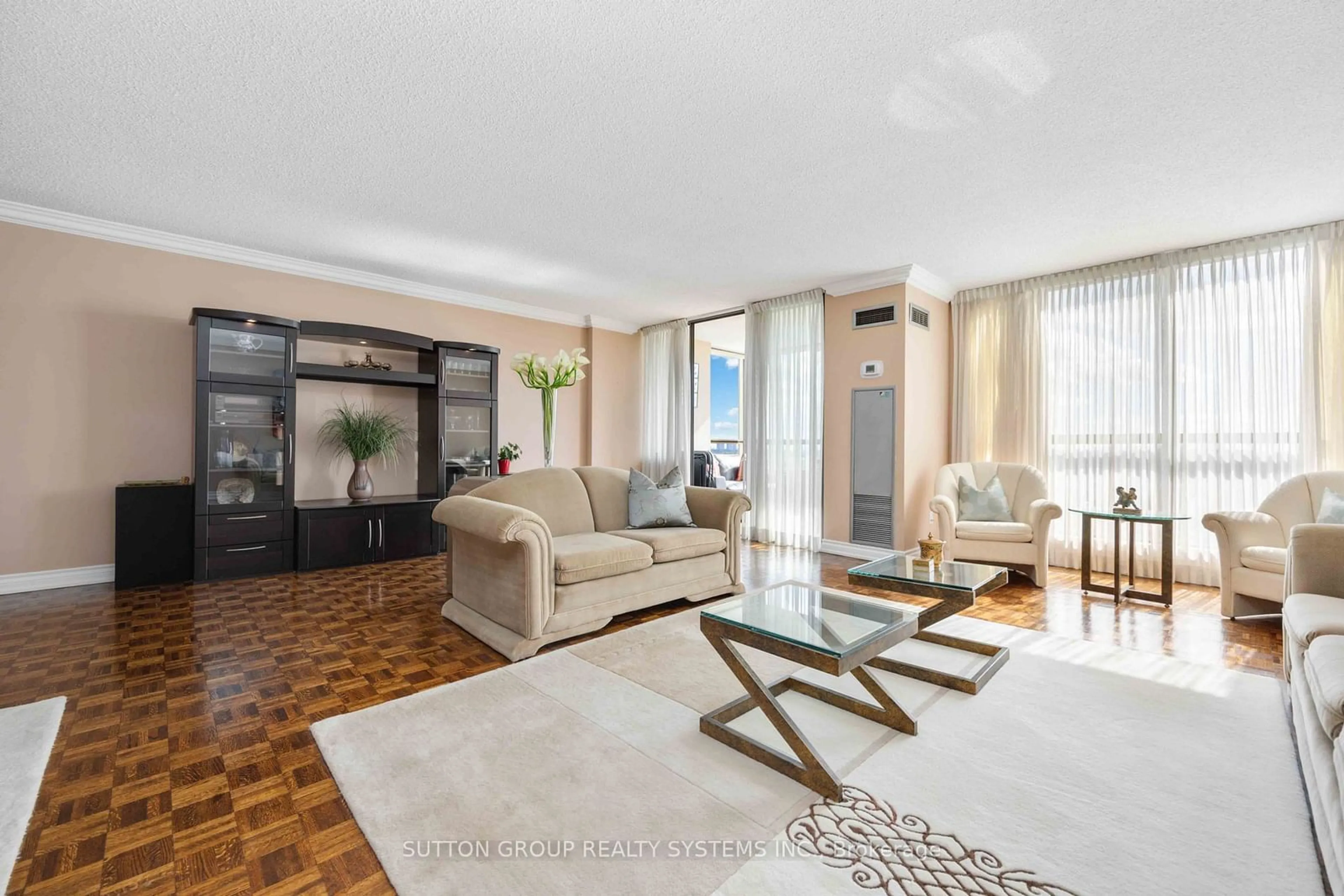 Living room with furniture, unknown for 131 Torresdale Ave #1708, Toronto Ontario M2R 3T1