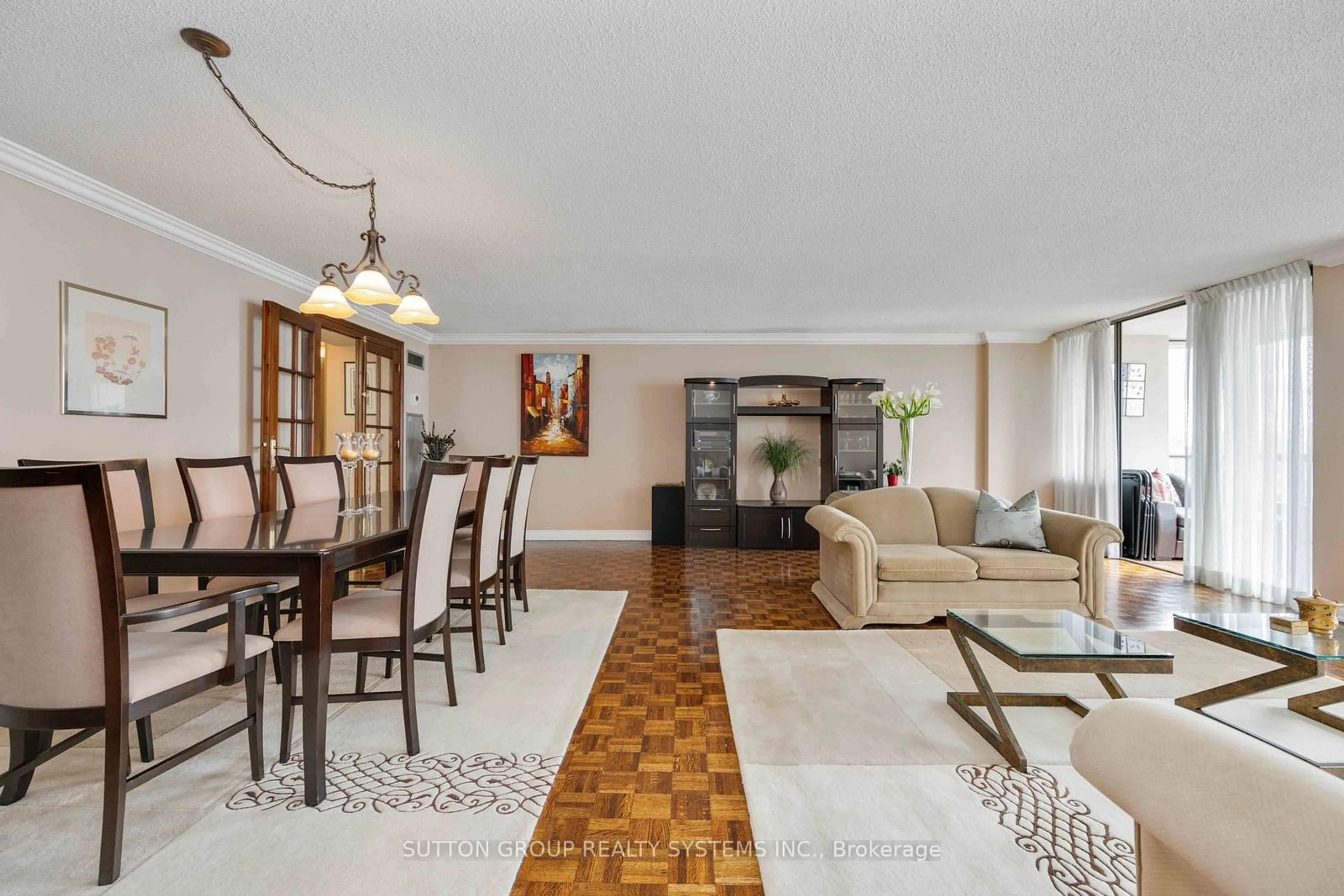 Living room with furniture, unknown for 131 Torresdale Ave #1708, Toronto Ontario M2R 3T1