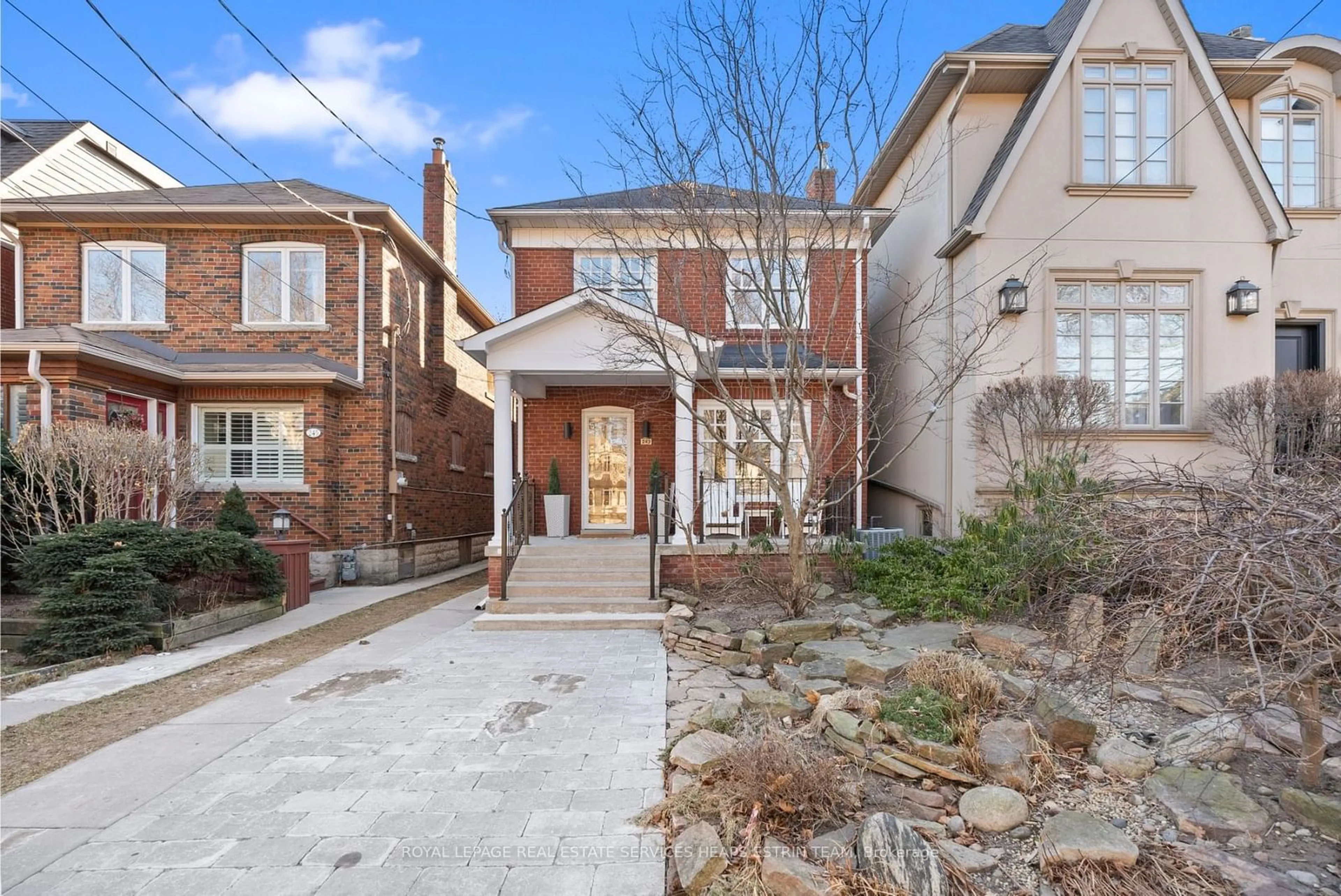 Home with brick exterior material, street for 243 Belsize Dr, Toronto Ontario M4S 1M5