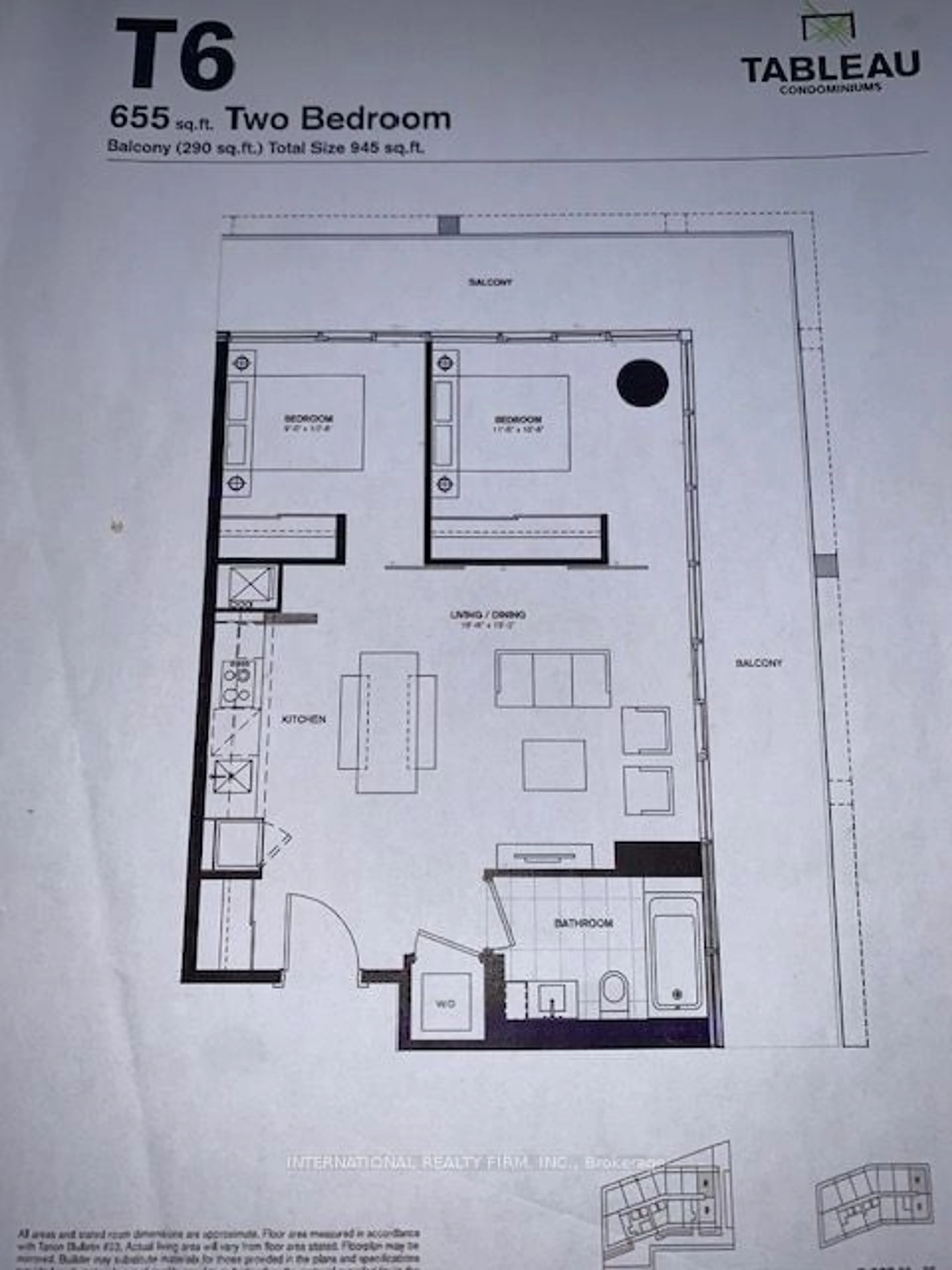 Floor plan for 125 peter St #3509, Toronto Ontario M5V 0M2