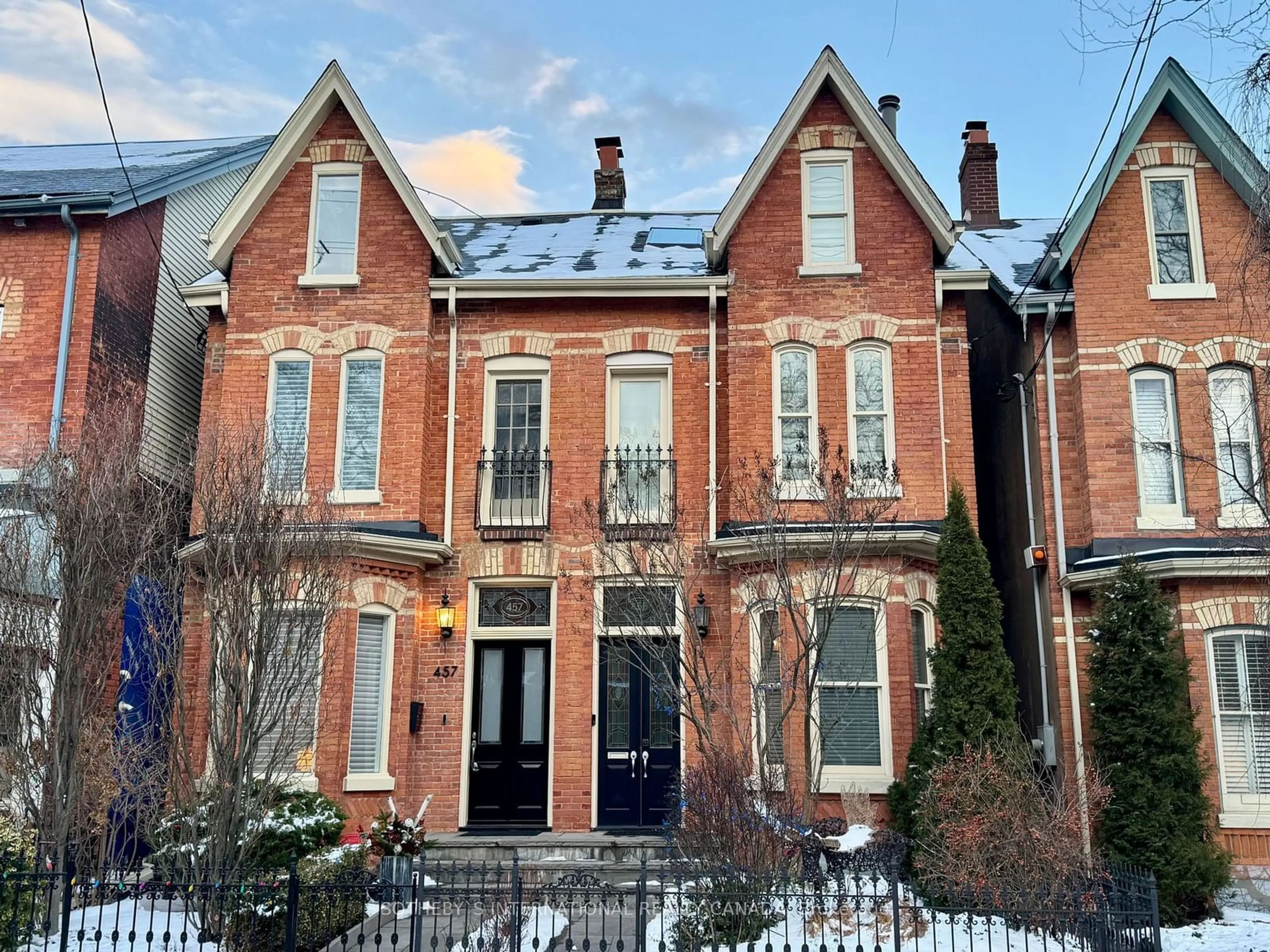 Home with brick exterior material, street for 457 Sackville St, Toronto Ontario M4X 1T3