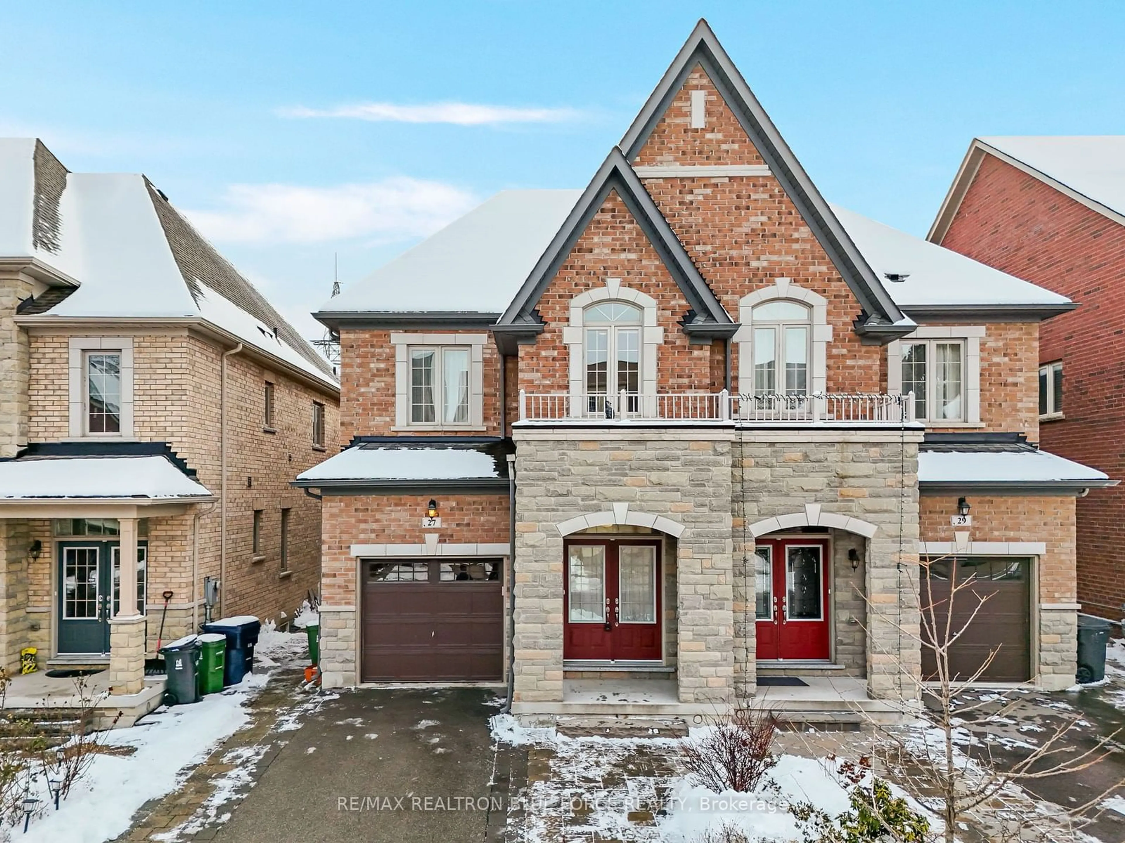 Home with brick exterior material, street for 27 Goldthread Terr, Toronto Ontario M3H 0B9