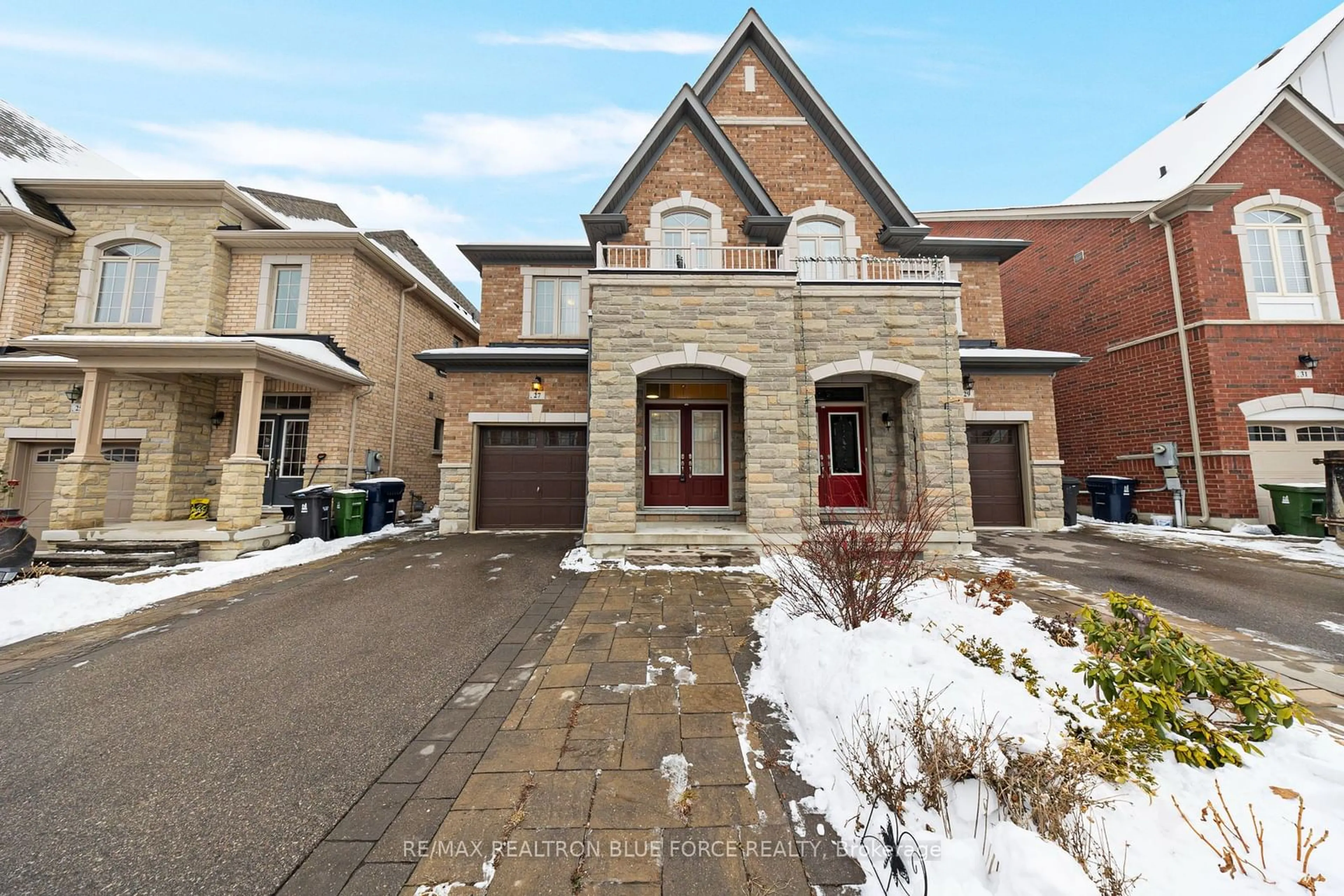 Home with brick exterior material, street for 27 Goldthread Terr, Toronto Ontario M3H 0B9