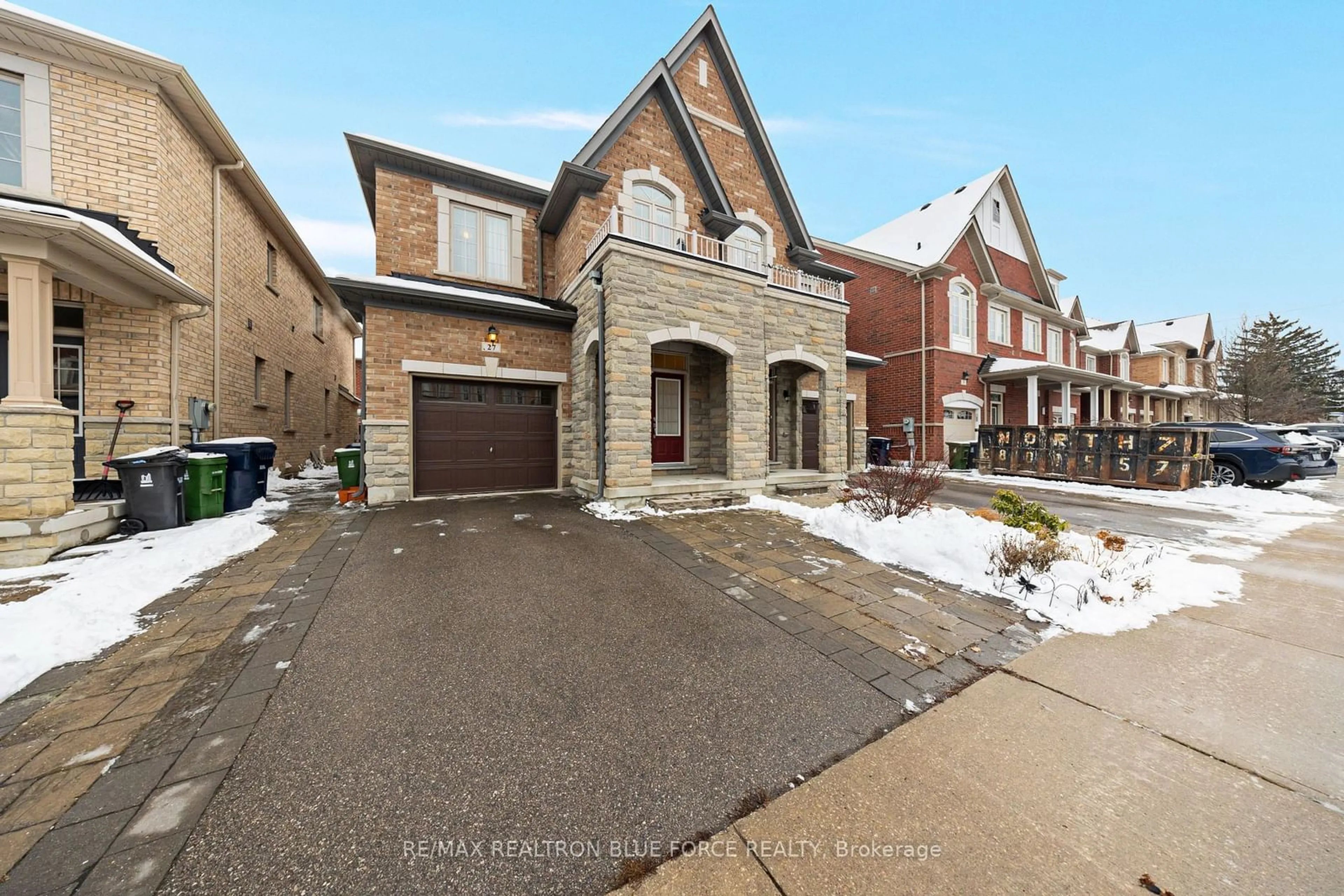 Home with brick exterior material, street for 27 Goldthread Terr, Toronto Ontario M3H 0B9